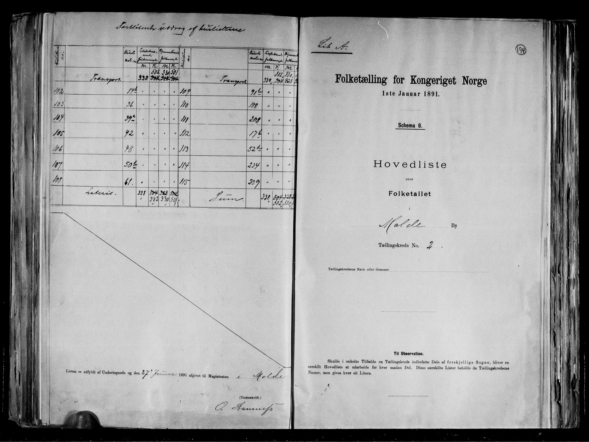 RA, 1891 census for 1502 Molde, 1891, p. 7