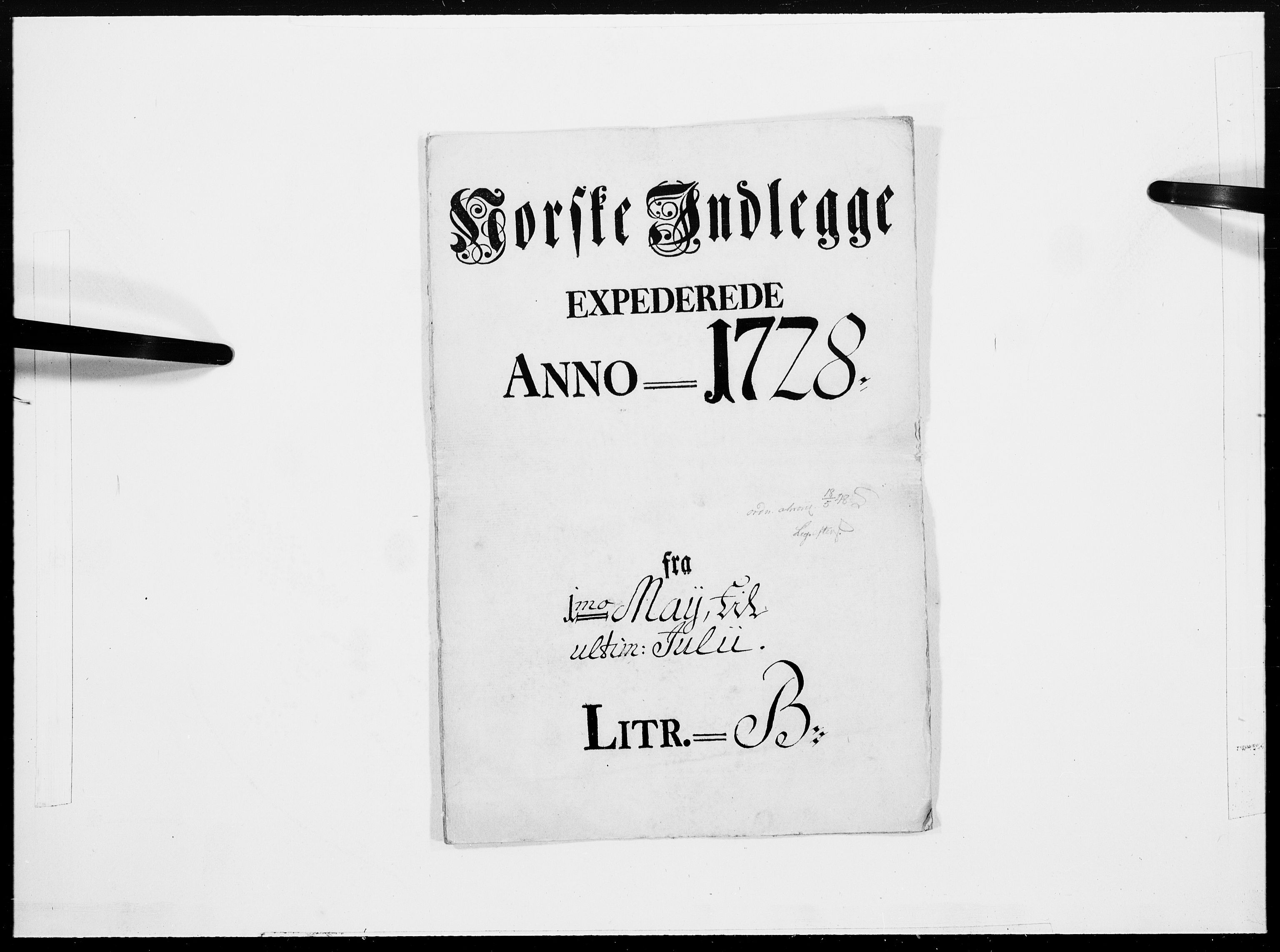 Danske Kanselli 1572-1799, RA/EA-3023/F/Fc/Fcc/Fcca/L0102: Norske innlegg 1572-1799, 1728, p. 389