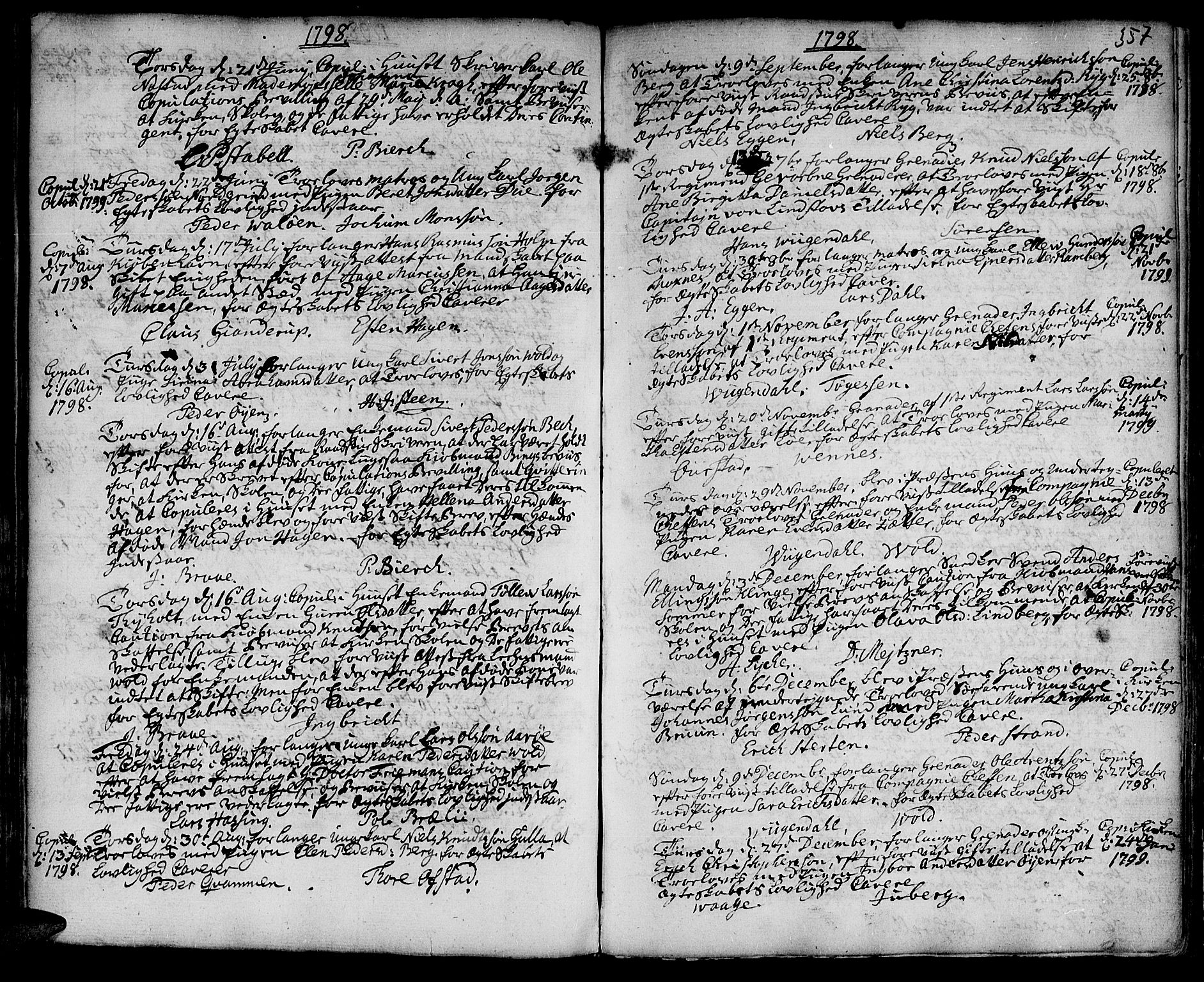 Ministerialprotokoller, klokkerbøker og fødselsregistre - Sør-Trøndelag, SAT/A-1456/601/L0038: Parish register (official) no. 601A06, 1766-1877, p. 357