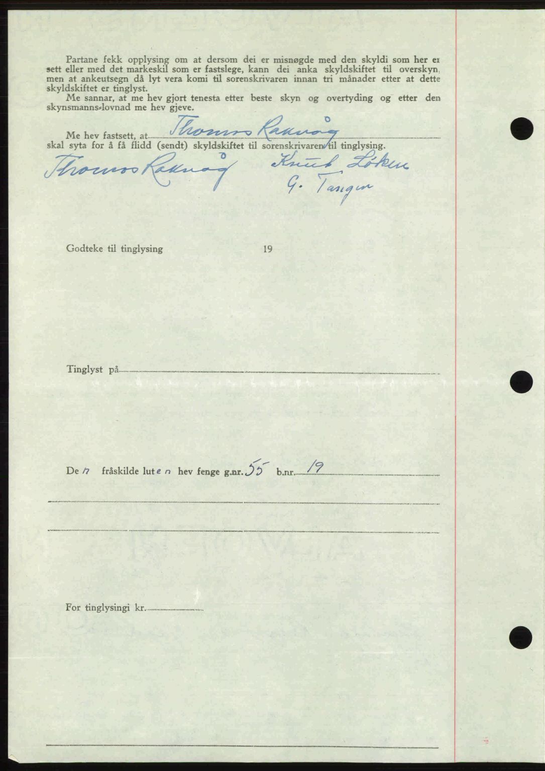 Romsdal sorenskriveri, AV/SAT-A-4149/1/2/2C: Mortgage book no. A27, 1948-1948, Diary no: : 2864/1948