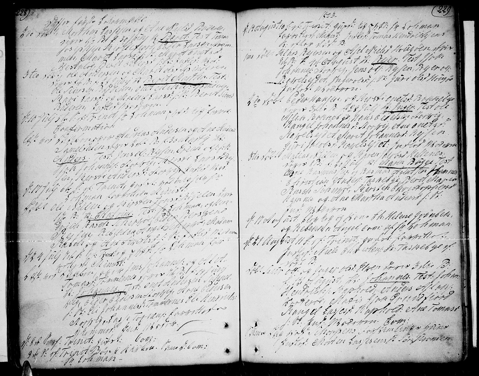 Skjervøy sokneprestkontor, SATØ/S-1300/H/Ha/Haa/L0002kirke: Parish register (official) no. 2, 1781-1817, p. 228-229