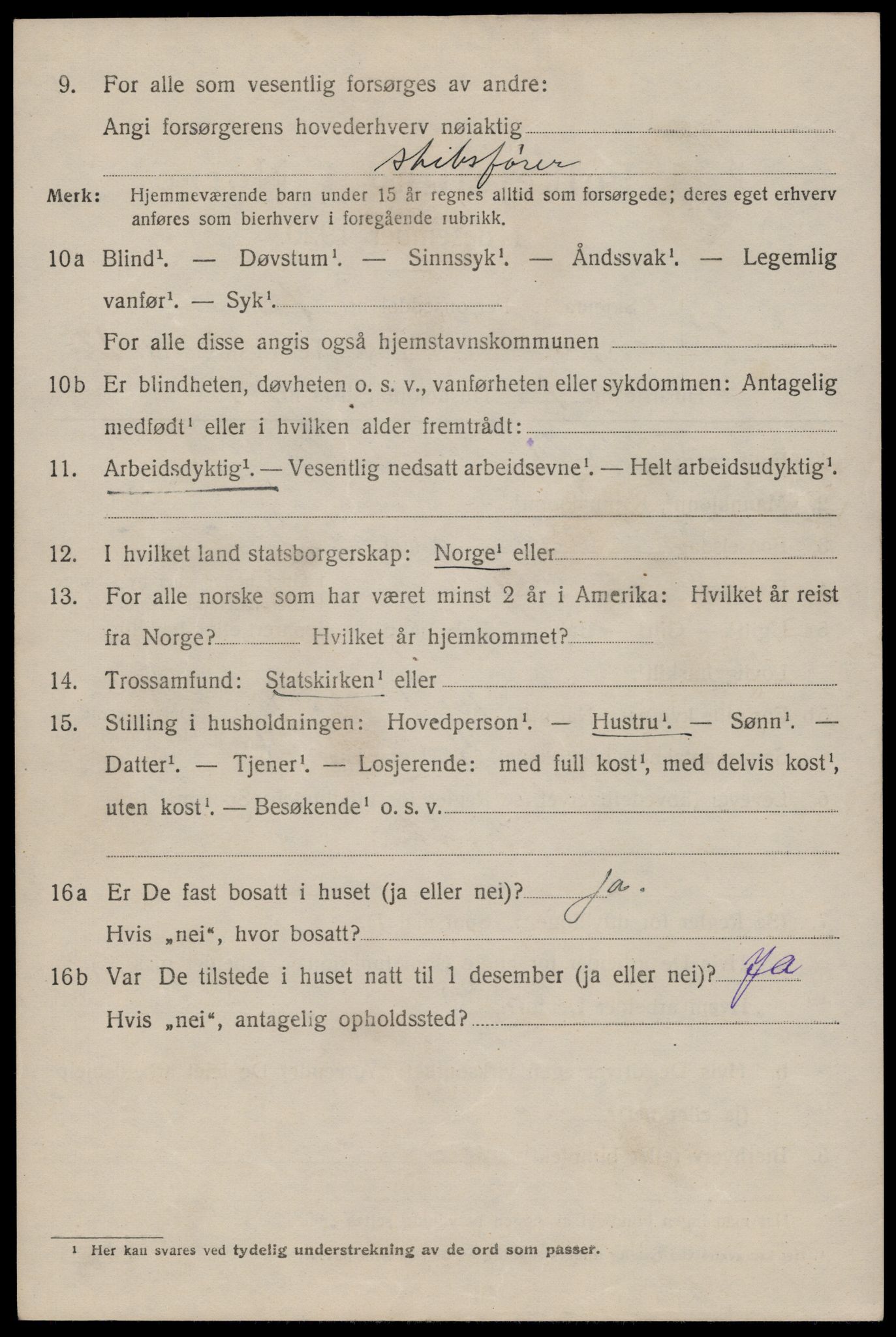 SAST, 1920 census for Stavanger, 1920, p. 56079