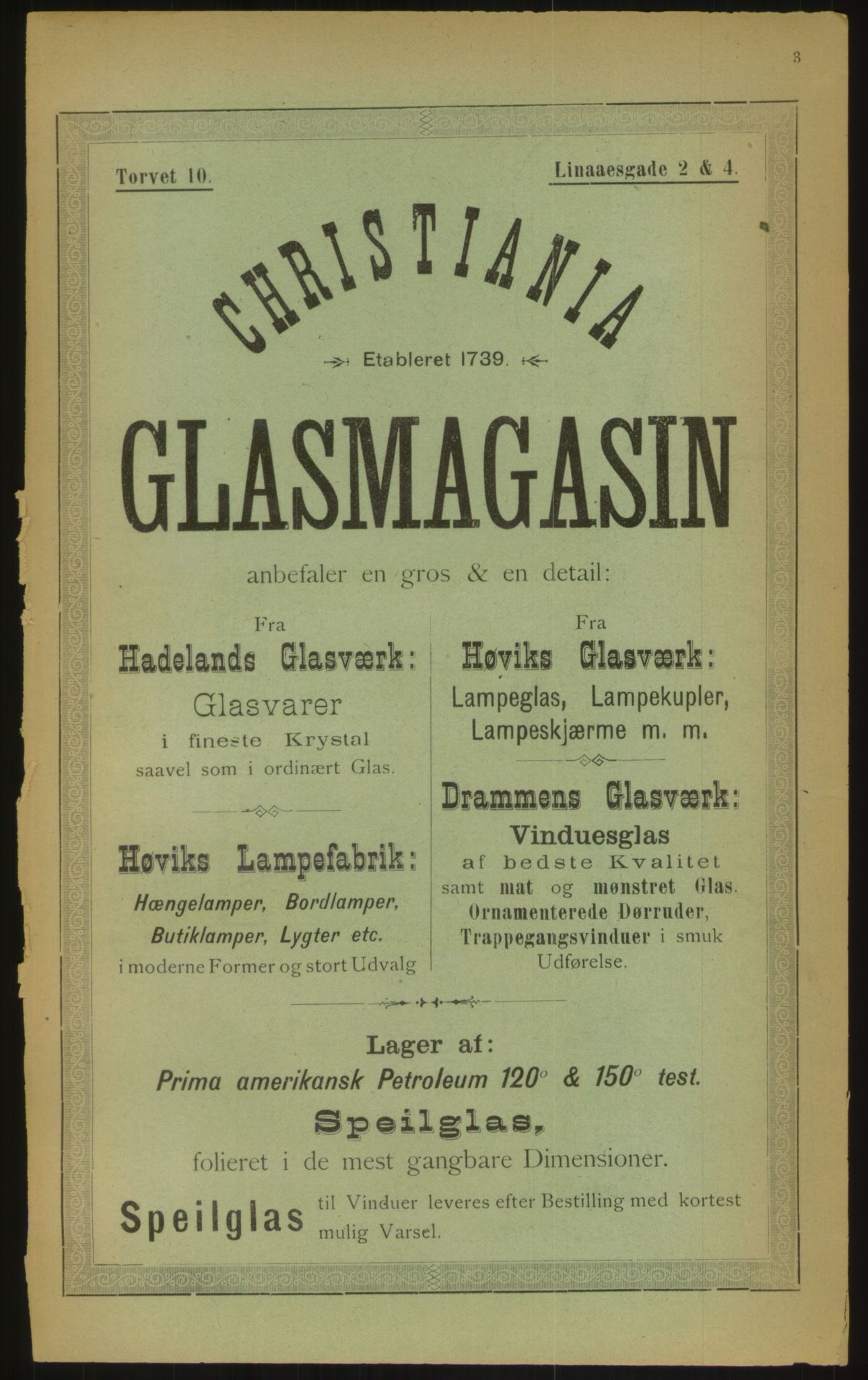 Kristiania/Oslo adressebok, PUBL/-, 1899, p. 3