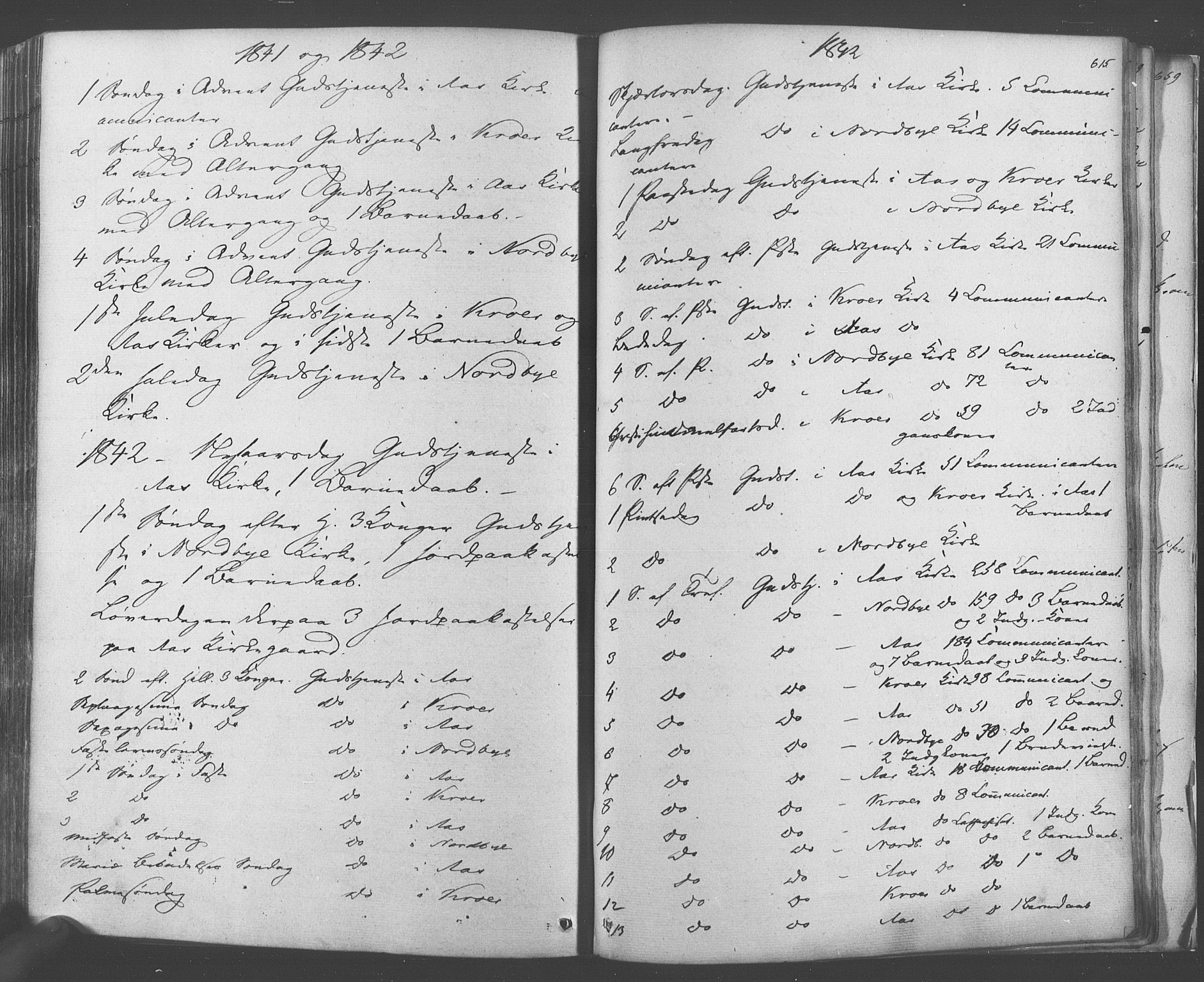 Ås prestekontor Kirkebøker, SAO/A-10894/F/Fa/L0006: Parish register (official) no. I 6, 1841-1853, p. 614-615