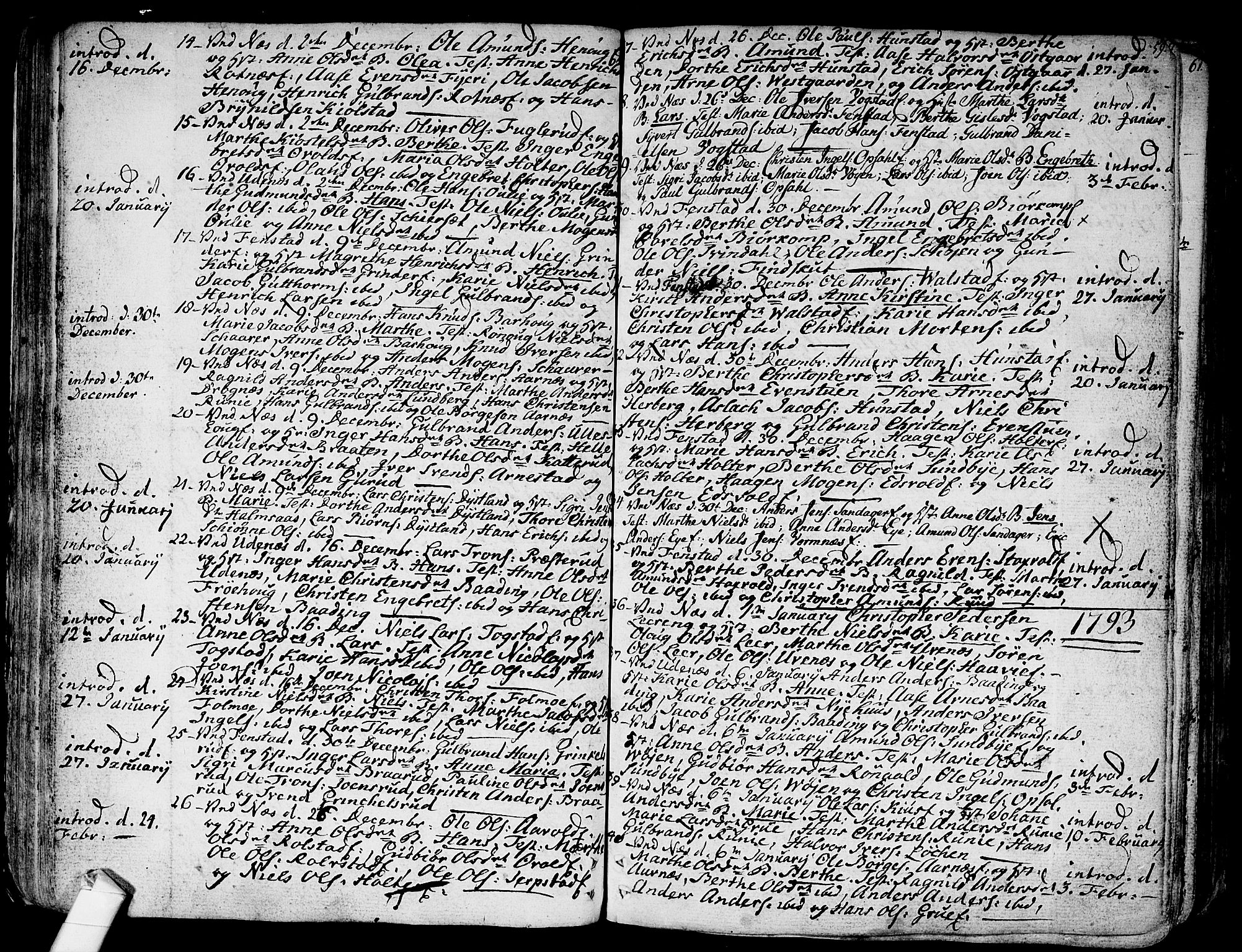 Nes prestekontor Kirkebøker, SAO/A-10410/F/Fa/L0004: Parish register (official) no. I 4, 1781-1816, p. 59