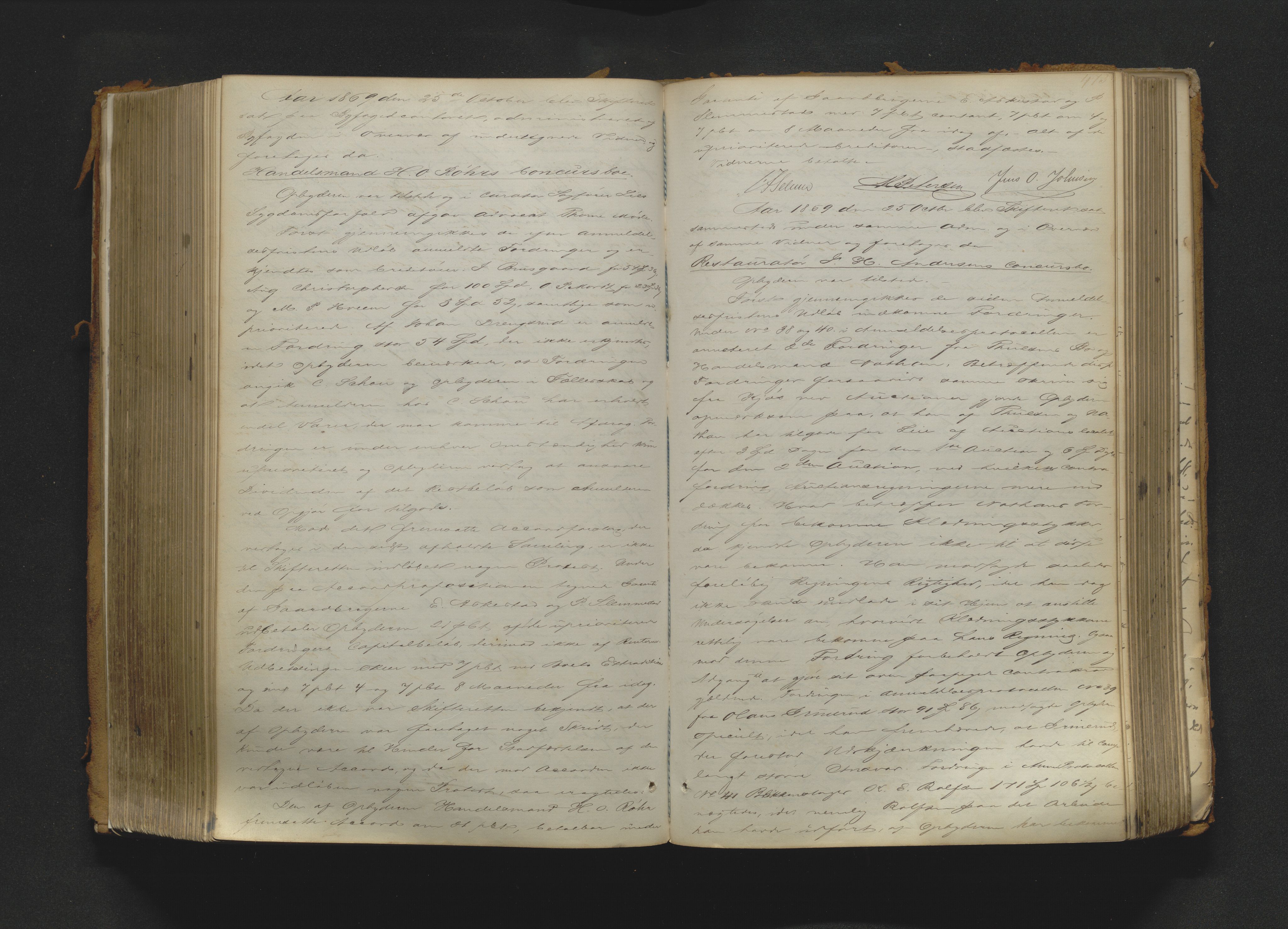 Drammen byfogd, AV/SAKO-A-222/H/Hb/Hbc/L0011: Skifteforhandlingsprotokoll., 1863-1873, p. 473