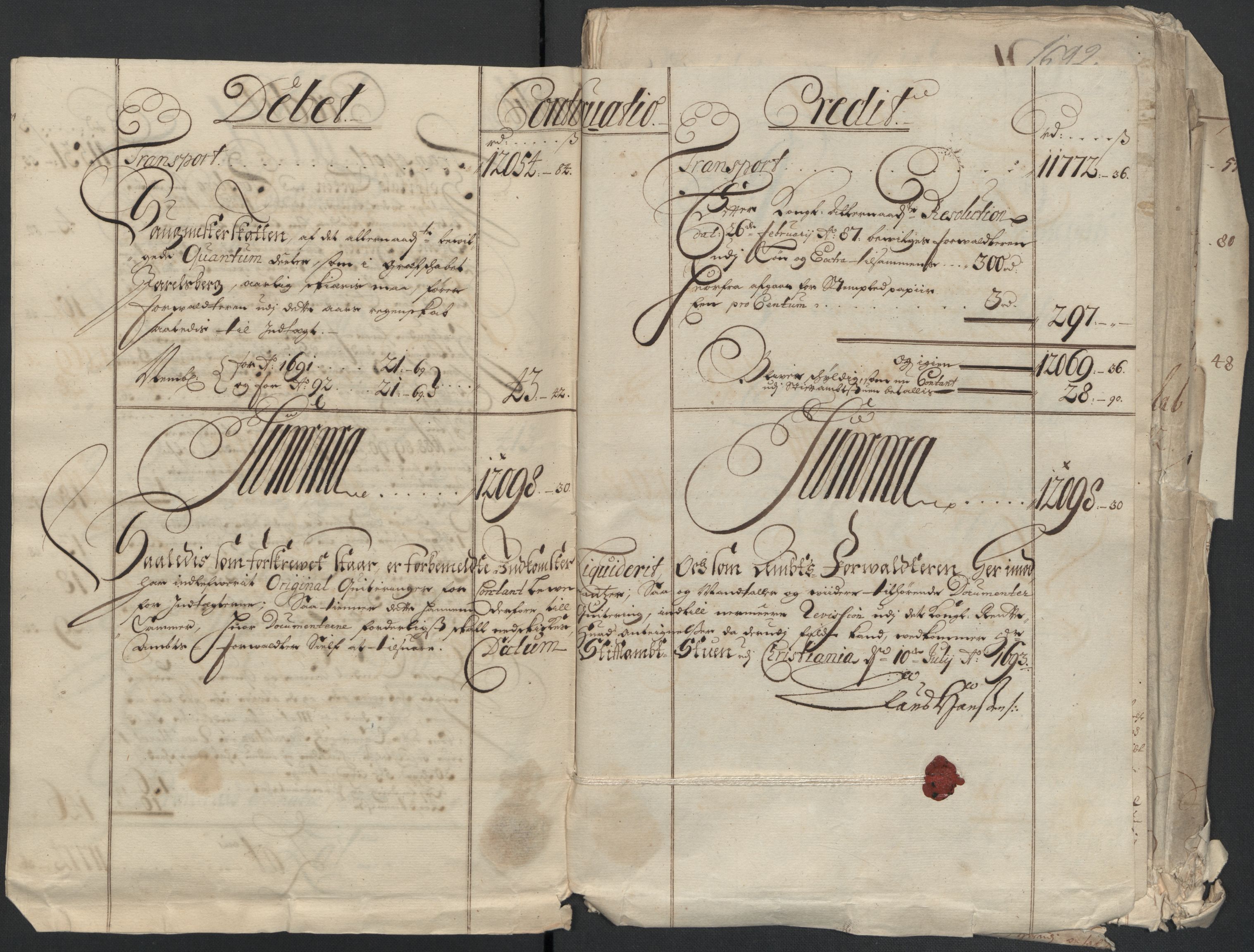 Rentekammeret inntil 1814, Reviderte regnskaper, Fogderegnskap, RA/EA-4092/R32/L1865: Fogderegnskap Jarlsberg grevskap, 1692, p. 16