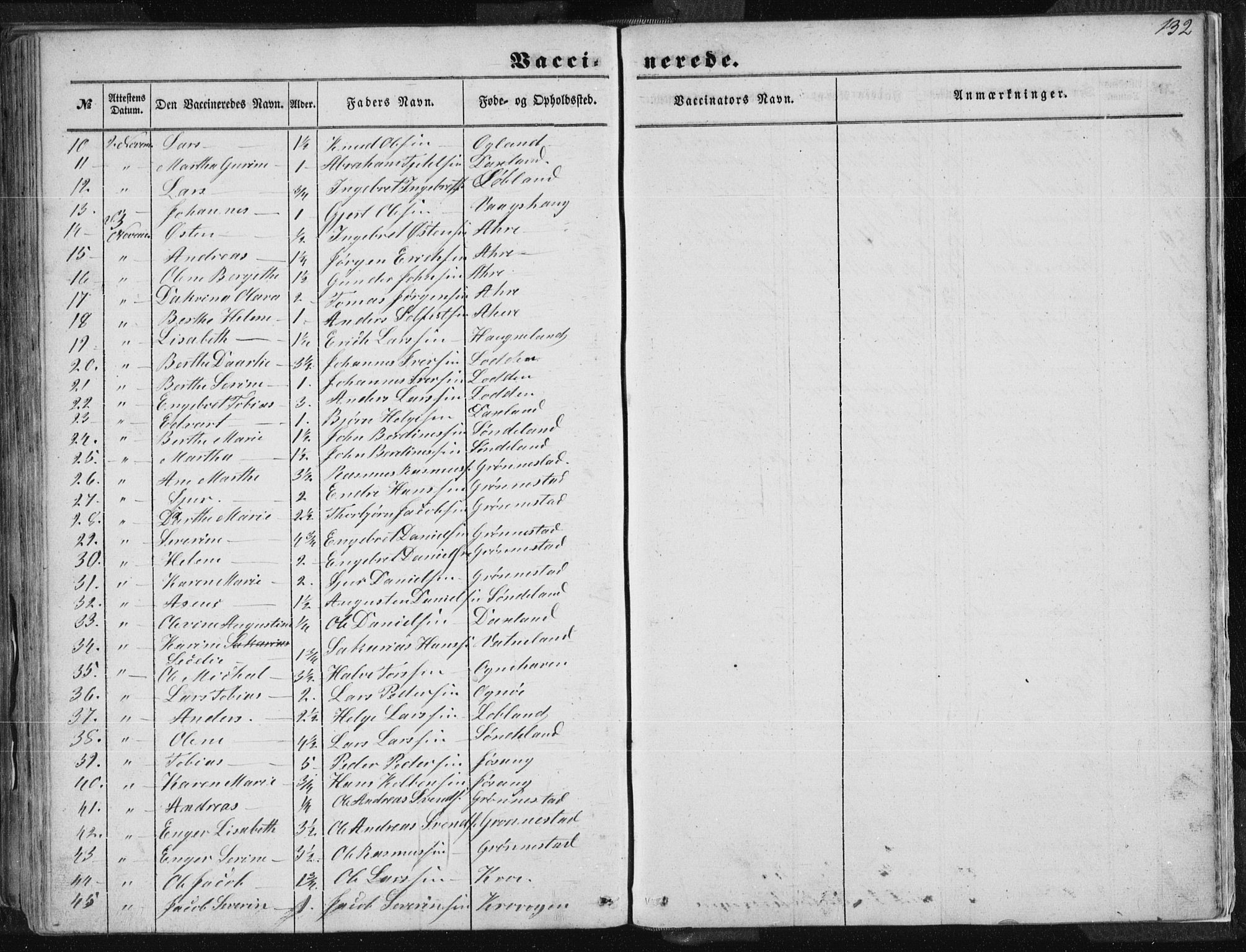 Tysvær sokneprestkontor, SAST/A -101864/H/Ha/Haa/L0002: Parish register (official) no. A 2, 1847-1856, p. 132