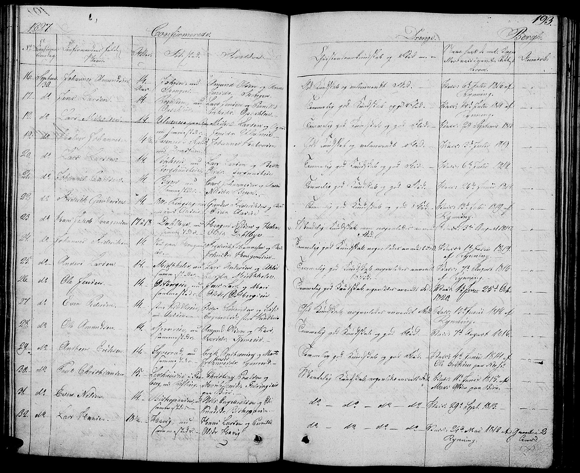 Ringsaker prestekontor, AV/SAH-PREST-014/L/La/L0004: Parish register (copy) no. 4, 1827-1838, p. 193