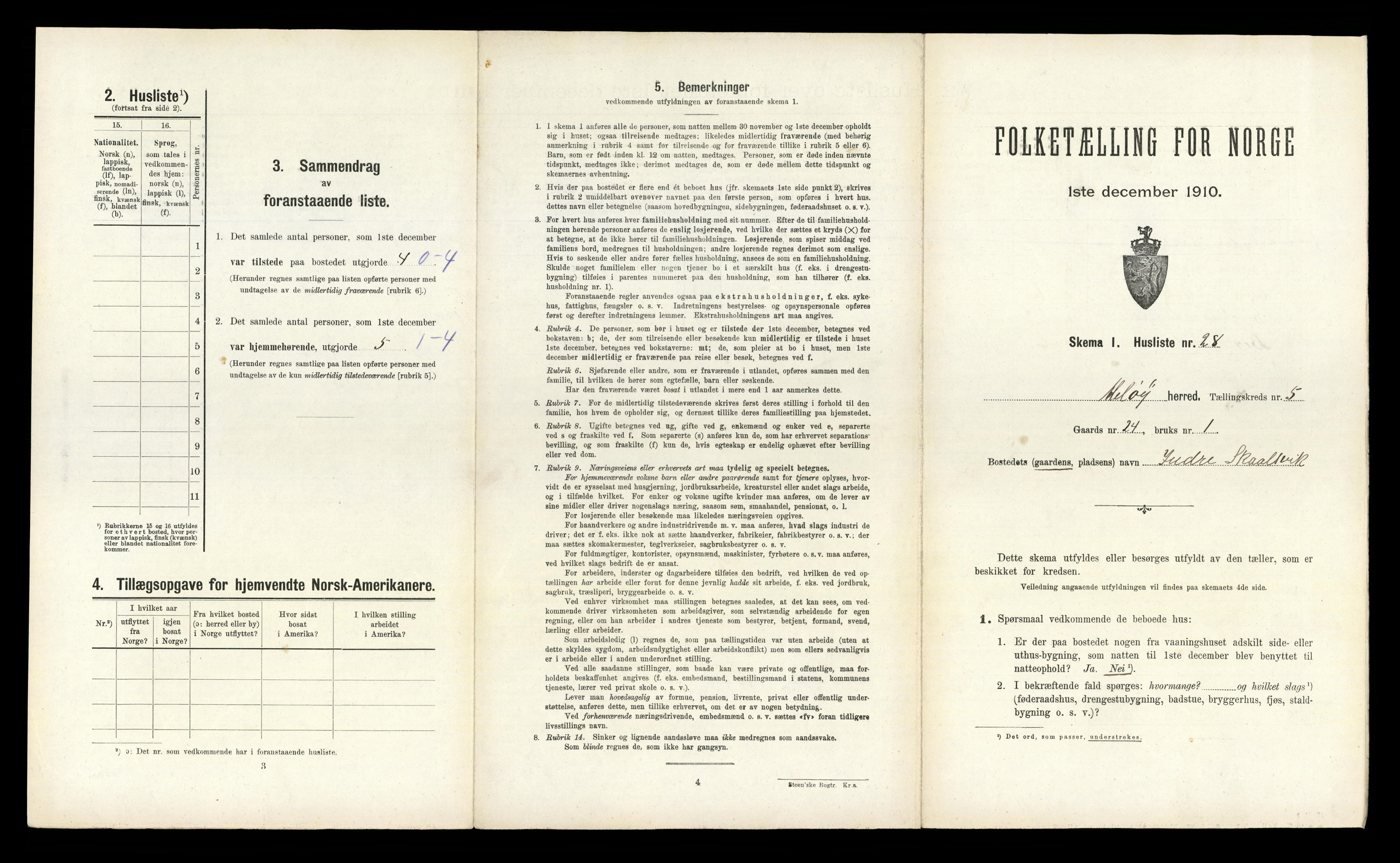 RA, 1910 census for Meløy, 1910, p. 368