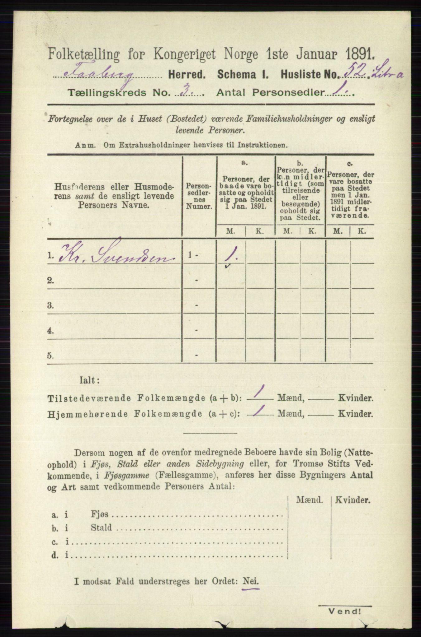 RA, 1891 census for 0524 Fåberg, 1891, p. 854