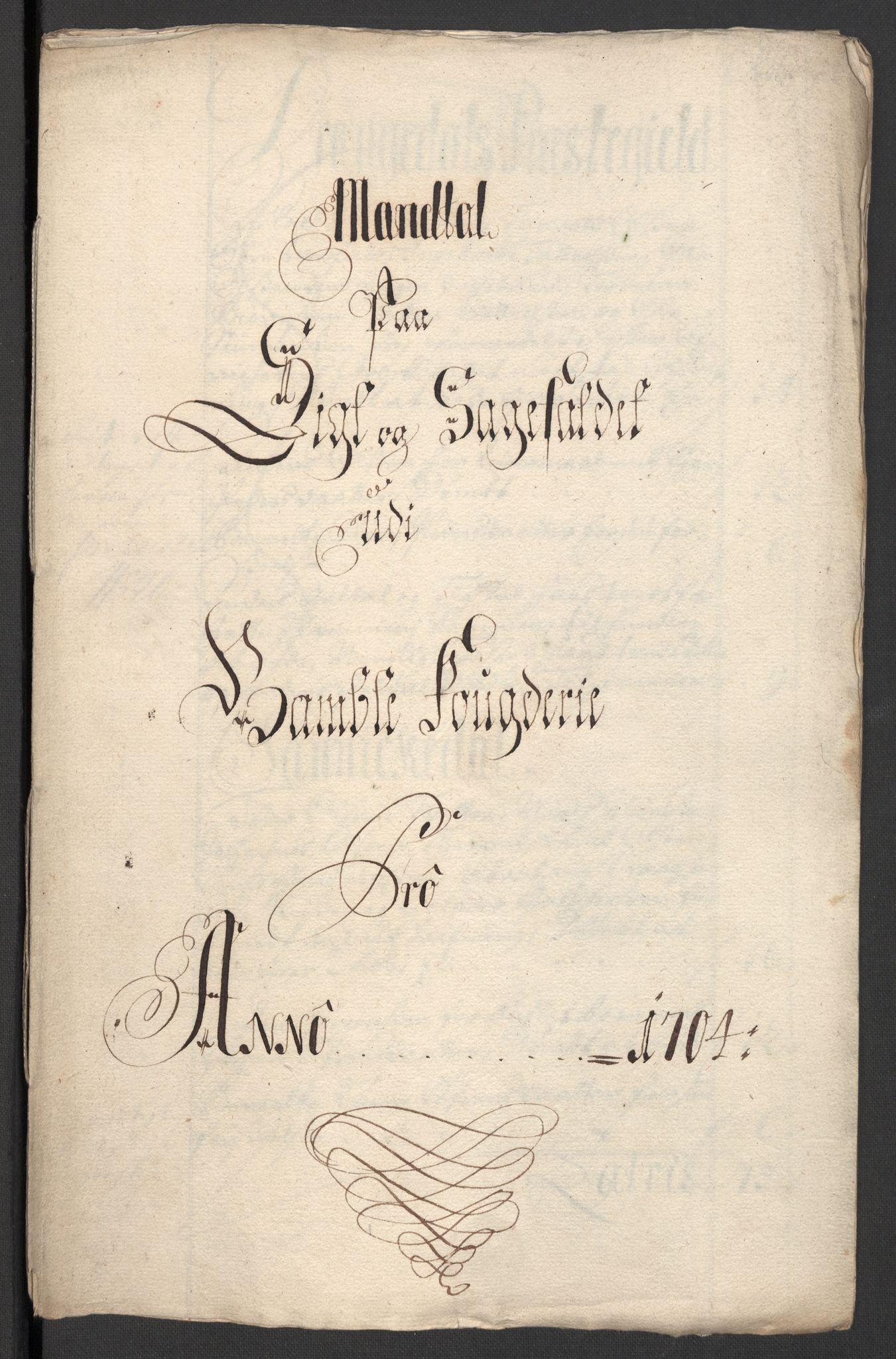 Rentekammeret inntil 1814, Reviderte regnskaper, Fogderegnskap, RA/EA-4092/R36/L2112: Fogderegnskap Øvre og Nedre Telemark og Bamble, 1704, p. 39
