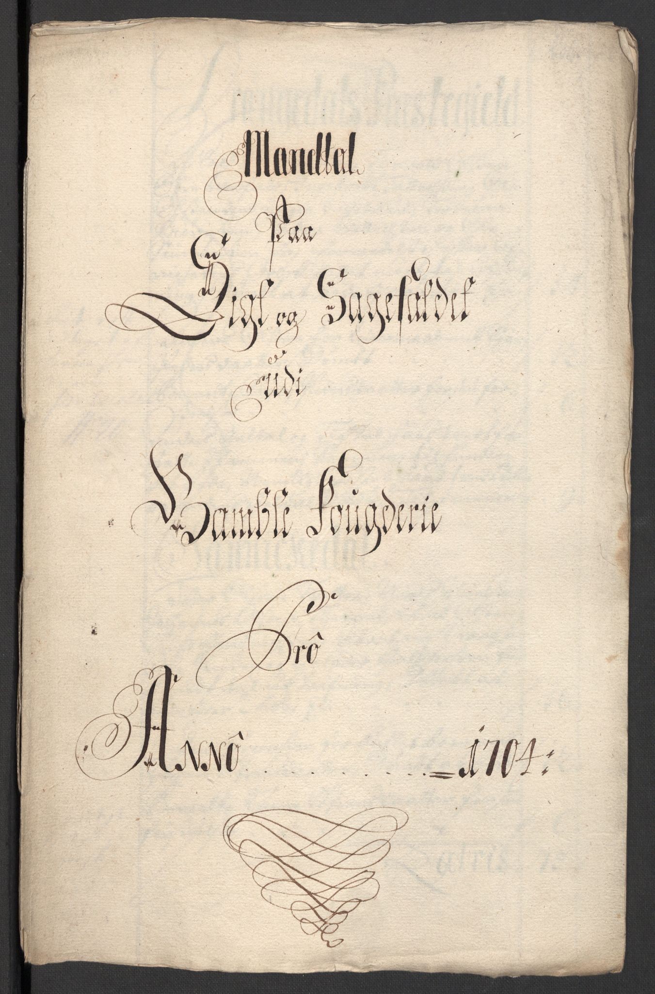 Rentekammeret inntil 1814, Reviderte regnskaper, Fogderegnskap, AV/RA-EA-4092/R36/L2112: Fogderegnskap Øvre og Nedre Telemark og Bamble, 1704, p. 39