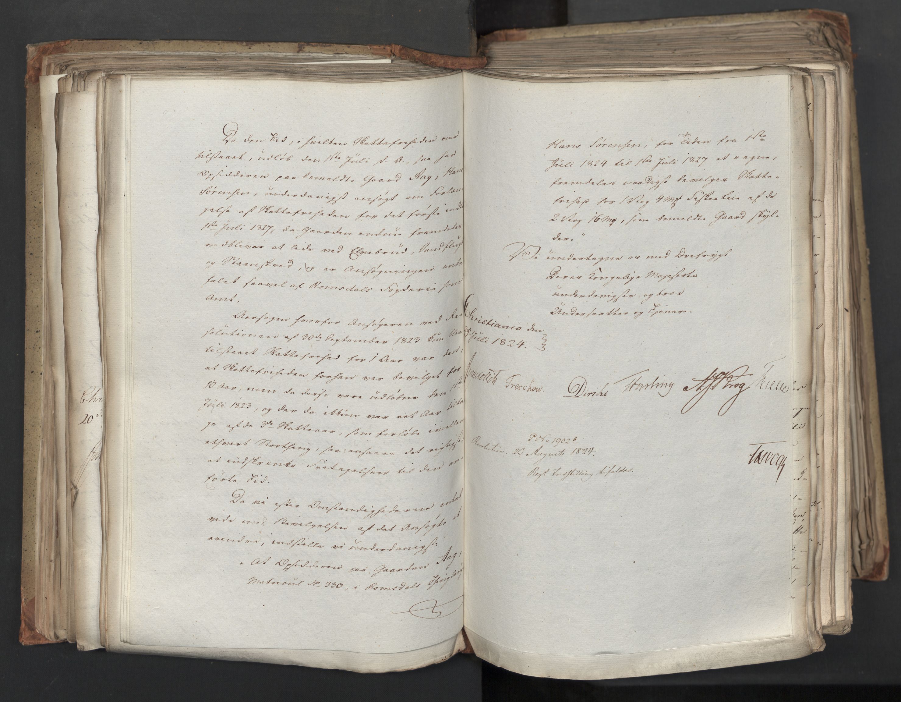 Statsrådsavdelingen i Stockholm, AV/RA-S-1003/D/Da/L0039: Regjeringsinnstillinger nr. 1661-1946, 1824, p. 248