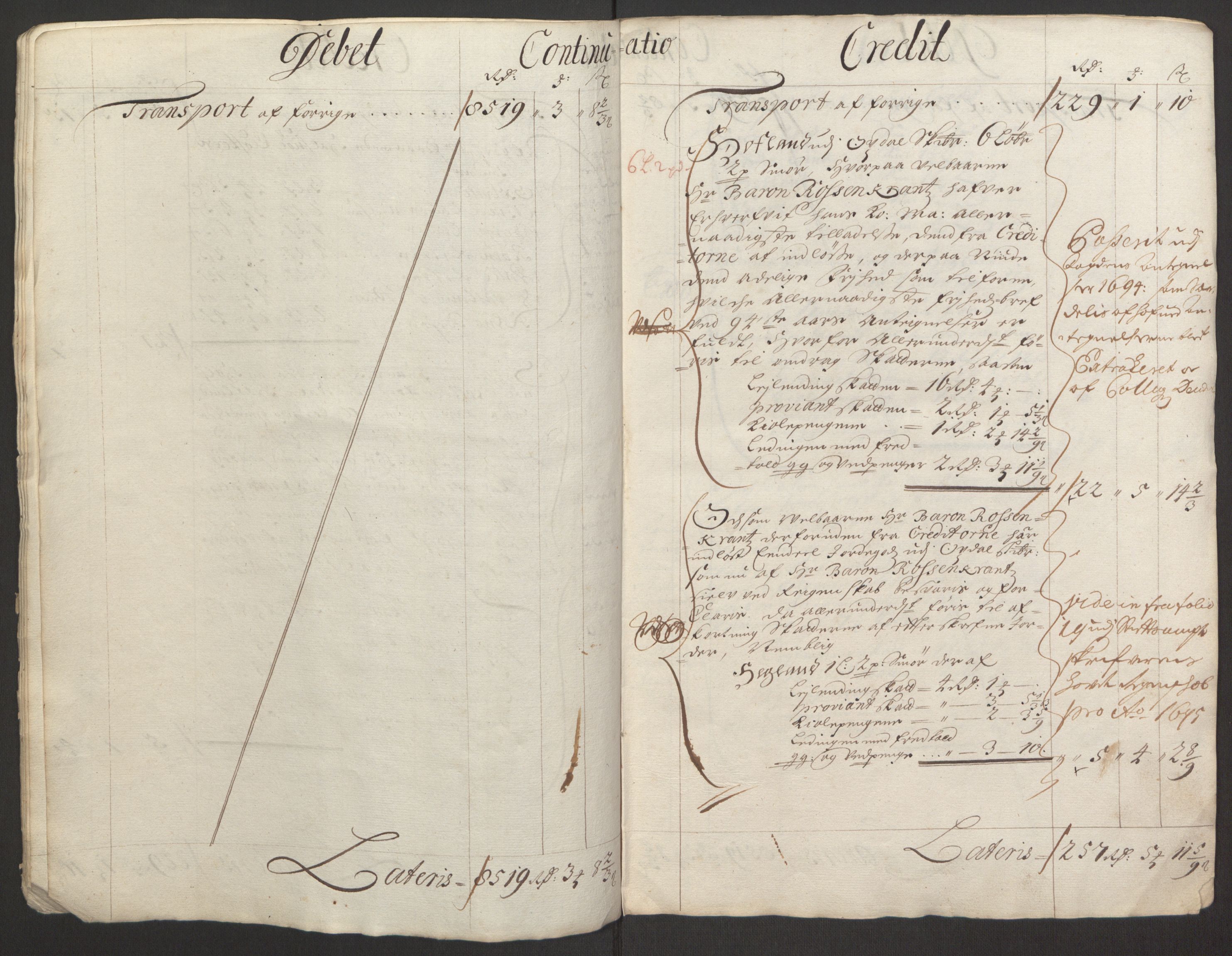 Rentekammeret inntil 1814, Reviderte regnskaper, Fogderegnskap, AV/RA-EA-4092/R48/L2976: Fogderegnskap Sunnhordland og Hardanger, 1695-1696, p. 277