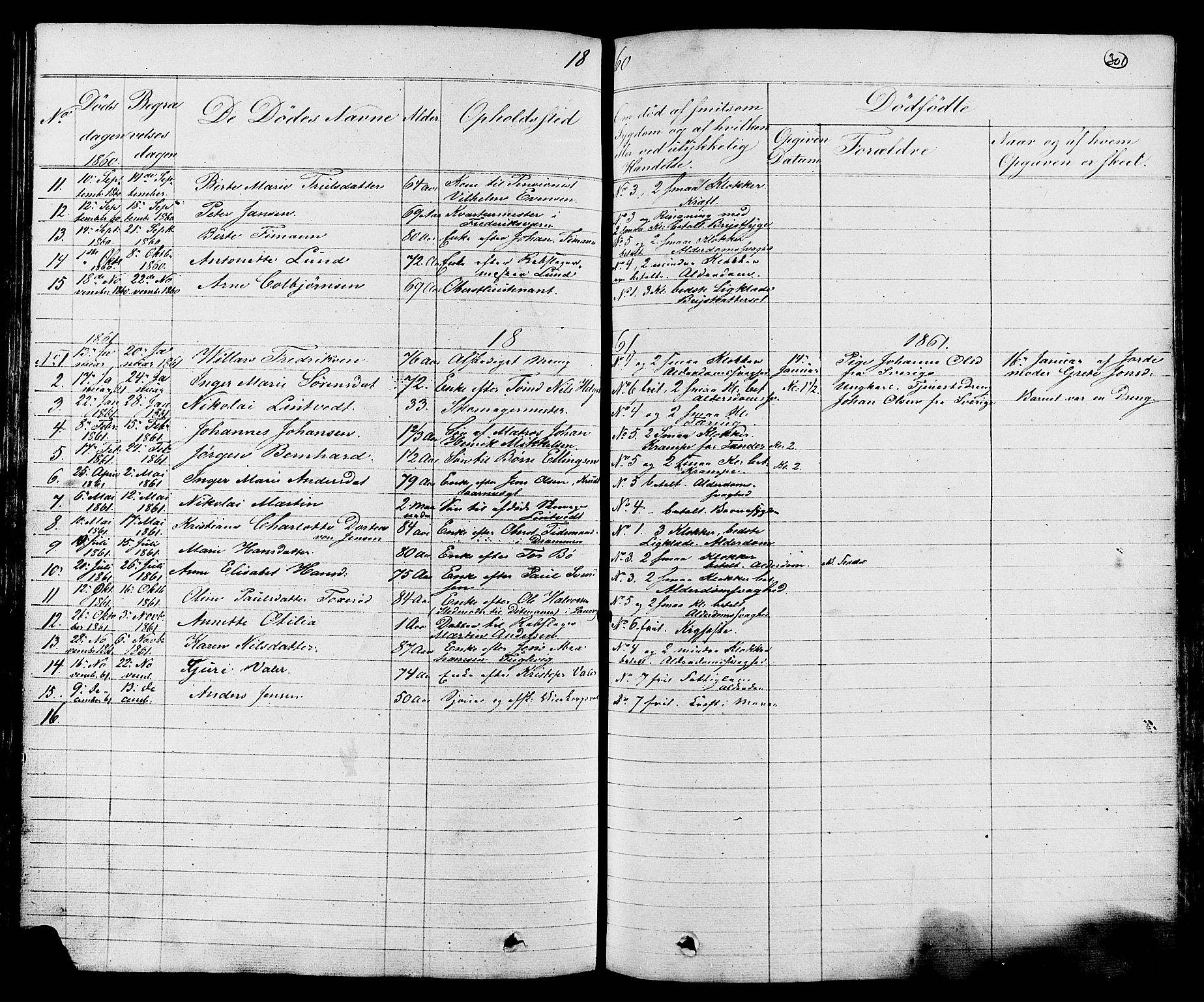 Stavern kirkebøker, AV/SAKO-A-318/G/Ga/L0002: Parish register (copy) no. 2, 1839-1909, p. 301