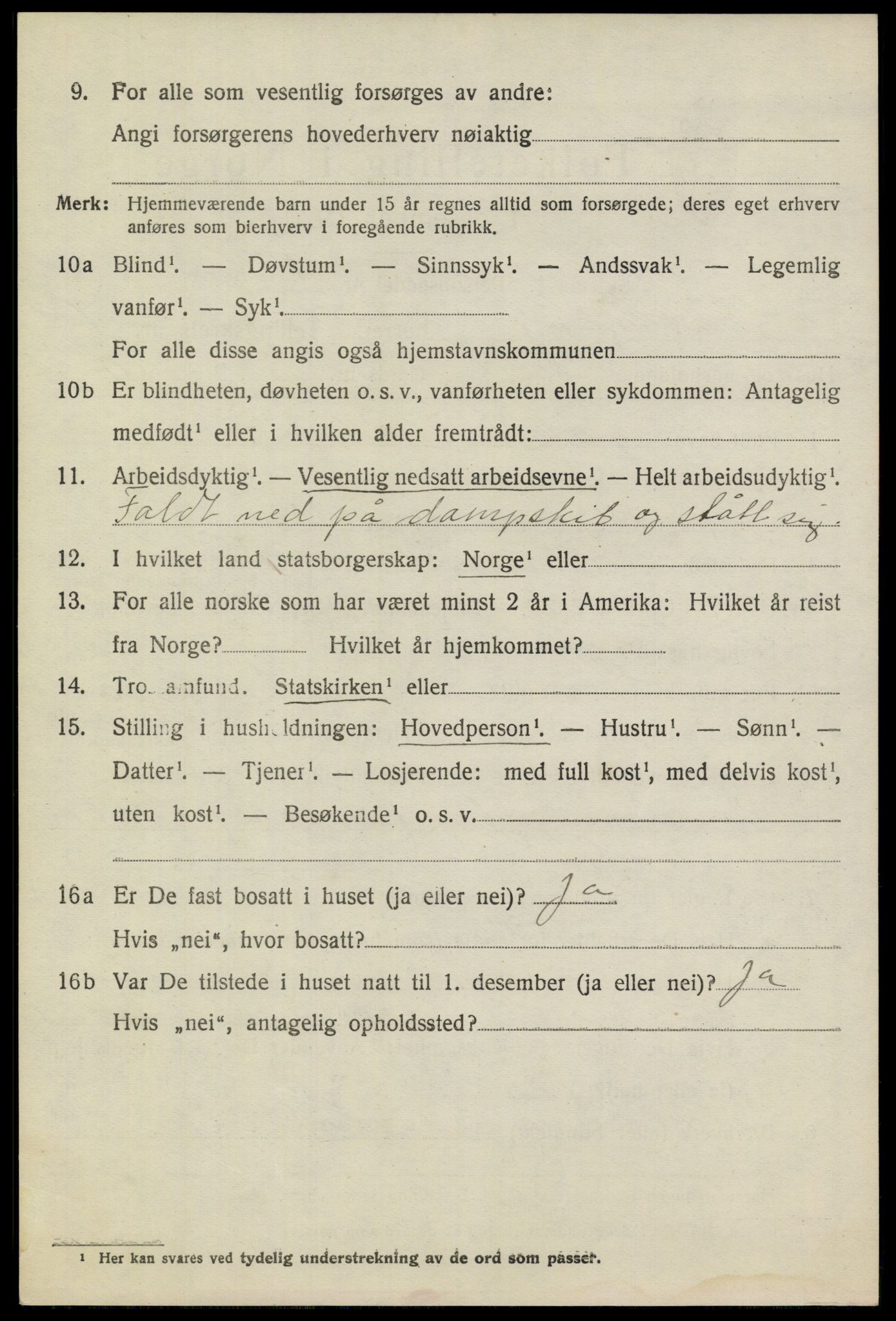 SAKO, 1920 census for Skåtøy, 1920, p. 5331