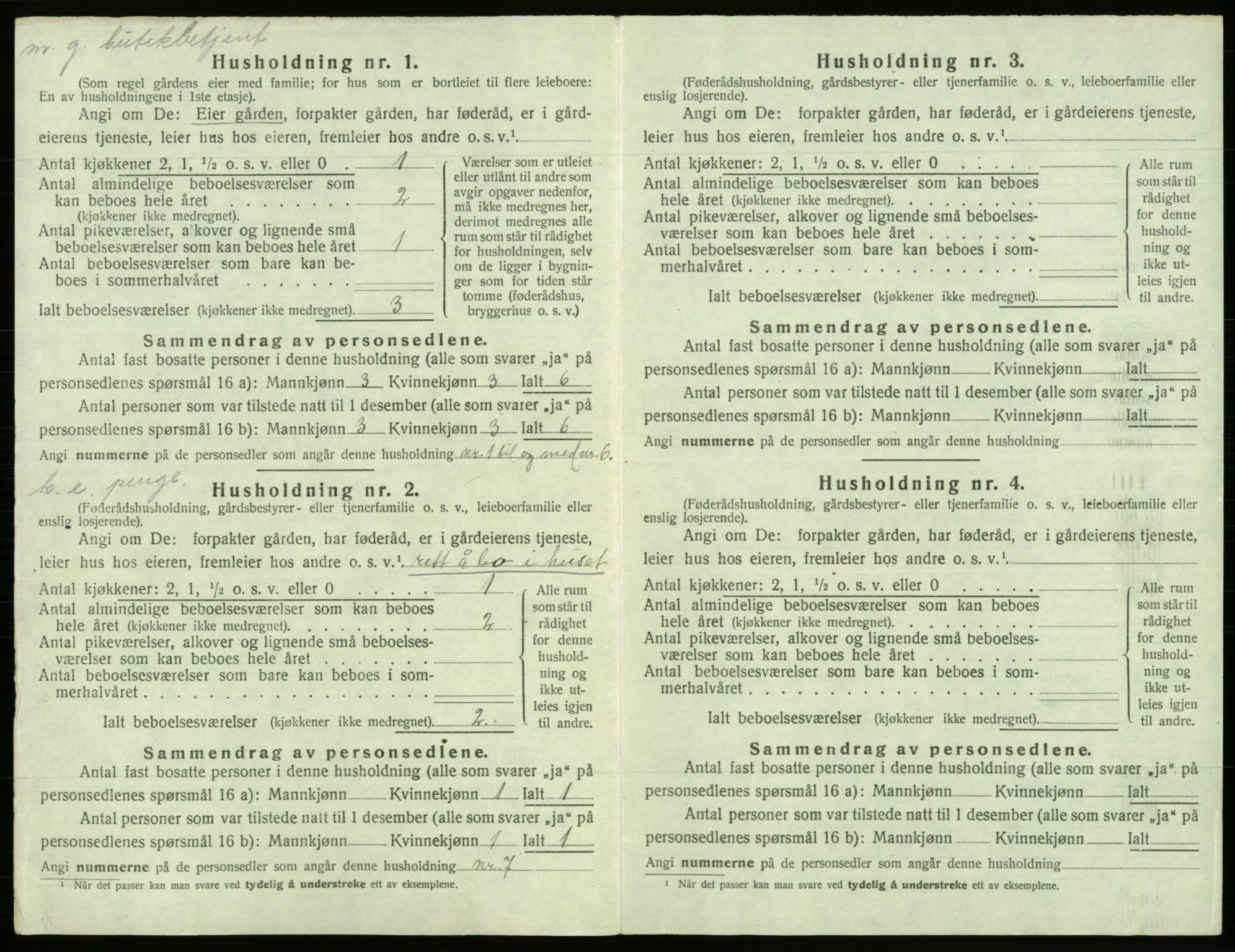 SAB, 1920 census for Fana, 1920, p. 2920