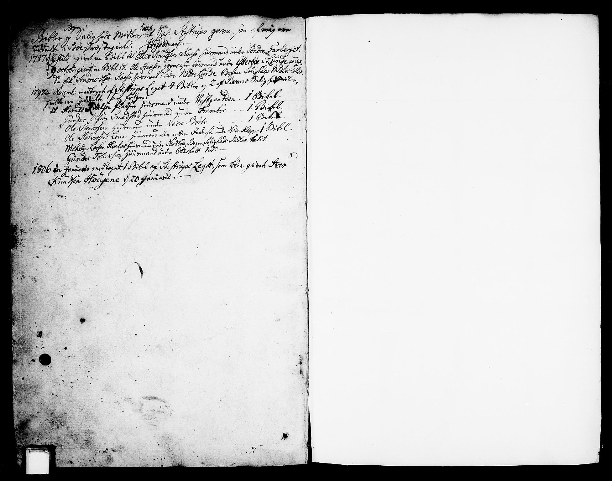 Bø kirkebøker, SAKO/A-257/F/Fa/L0005: Parish register (official) no. 5, 1785-1815, p. 319-320