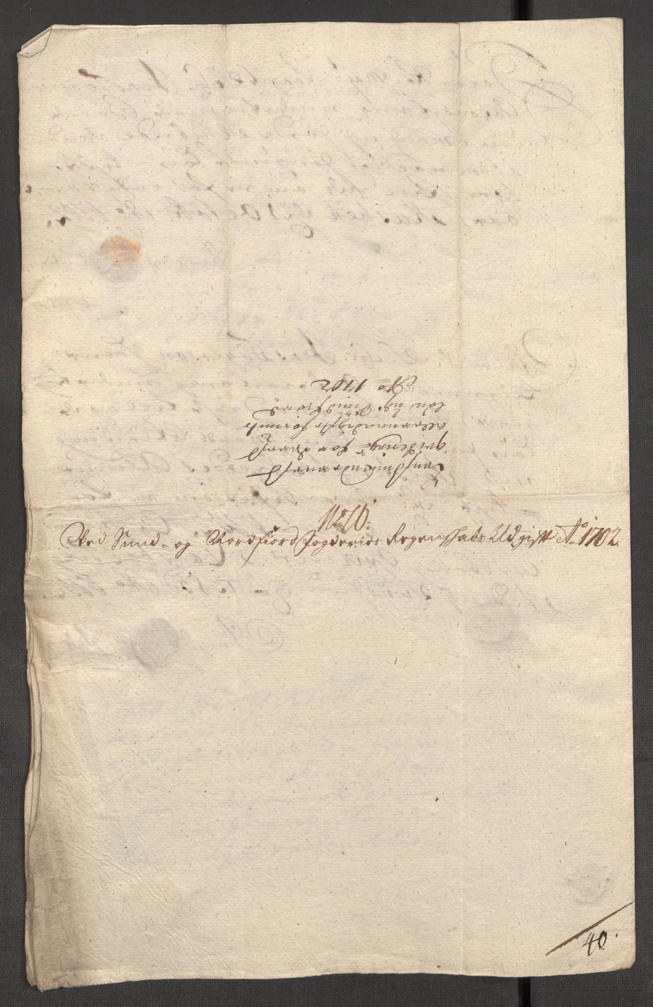 Rentekammeret inntil 1814, Reviderte regnskaper, Fogderegnskap, AV/RA-EA-4092/R53/L3426: Fogderegnskap Sunn- og Nordfjord, 1702, p. 221
