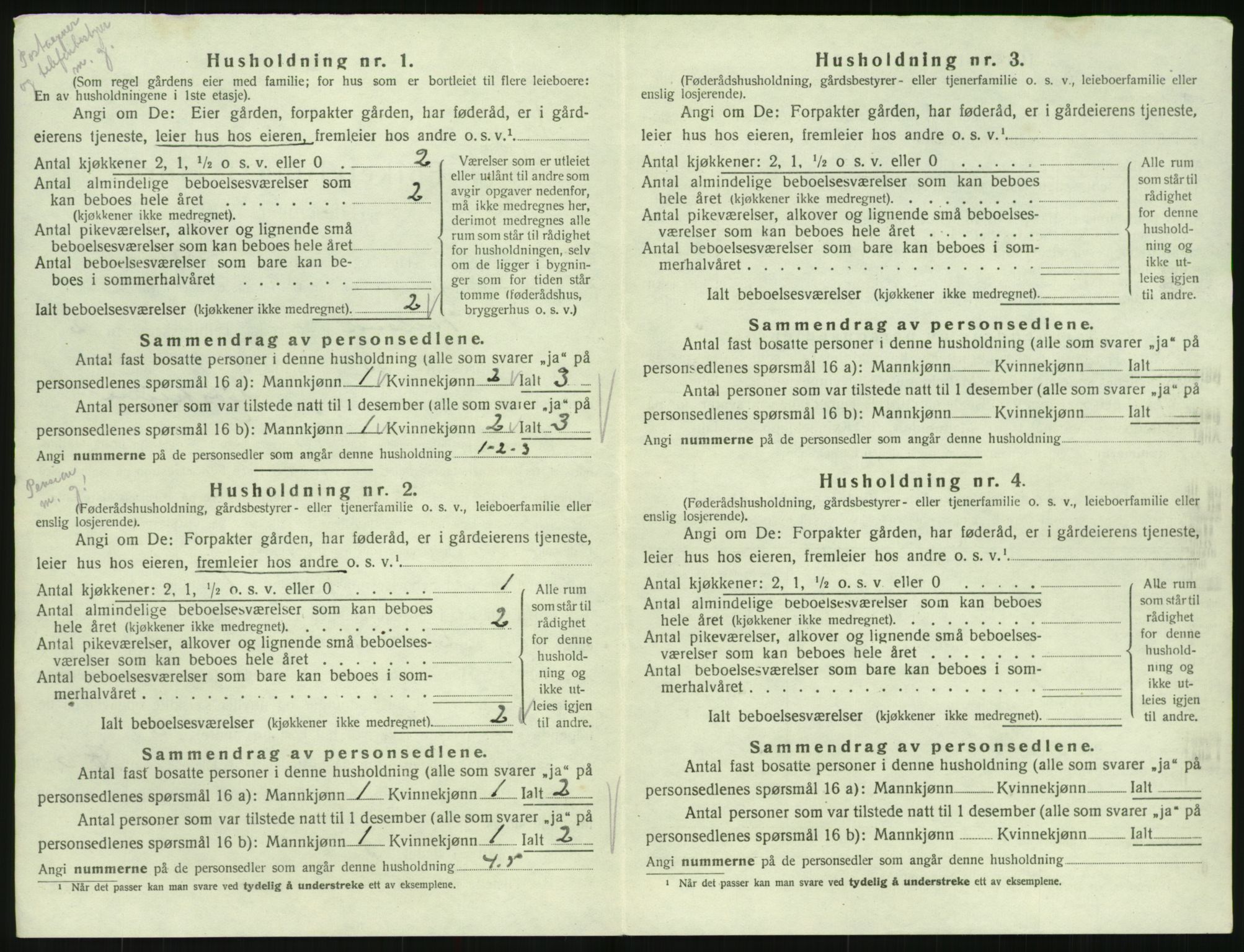 SAK, 1920 census for Iveland, 1920, p. 118