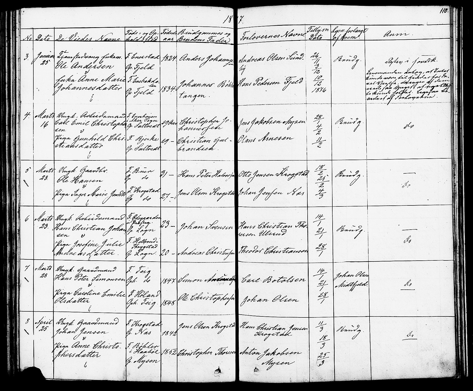 Enebakk prestekontor Kirkebøker, SAO/A-10171c/F/Fa/L0012: Parish register (official) no. I 12, 1832-1882, p. 110