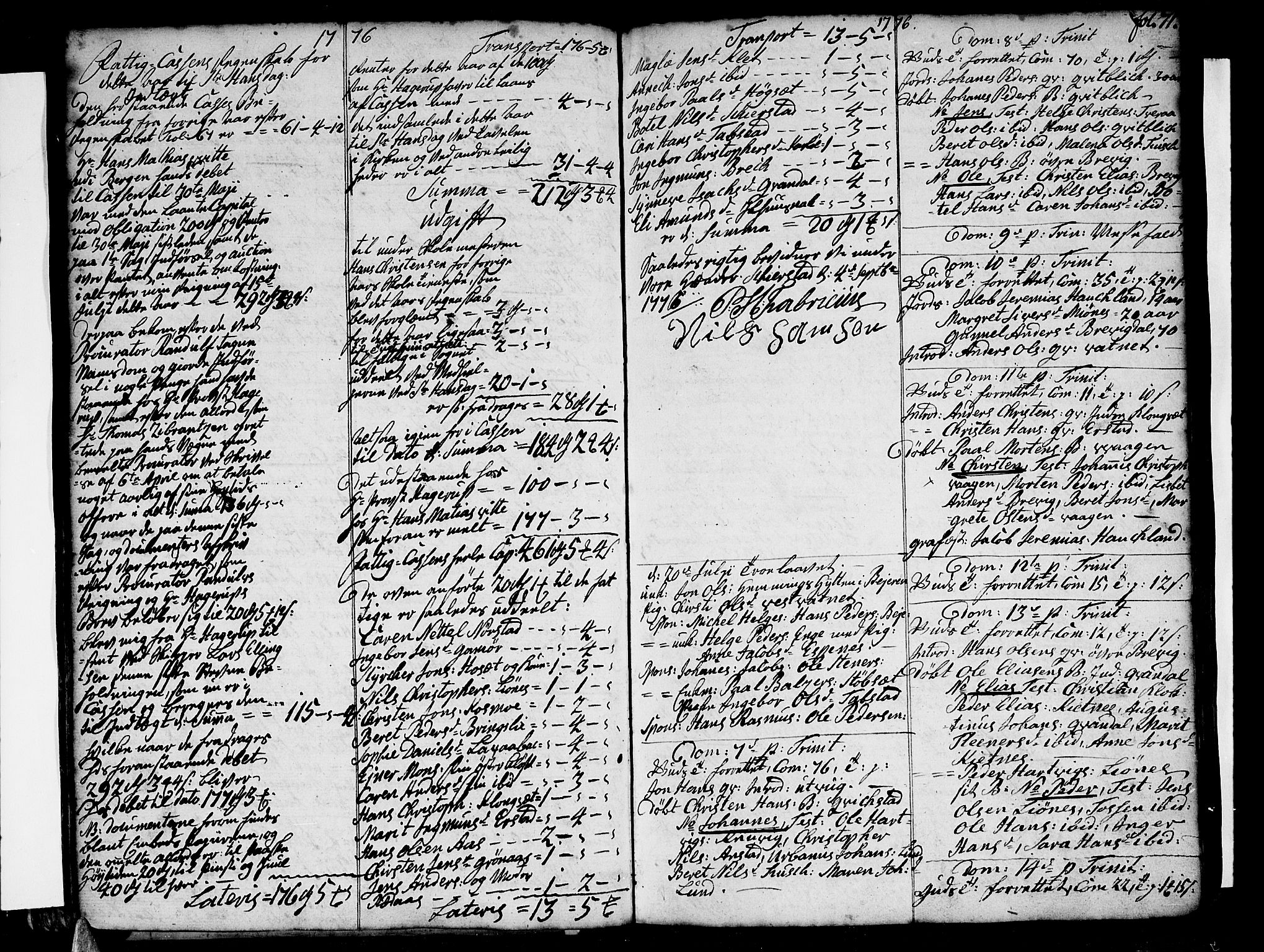 Ministerialprotokoller, klokkerbøker og fødselsregistre - Nordland, SAT/A-1459/852/L0735: Parish register (official) no. 852A05, 1762-1820, p. 71