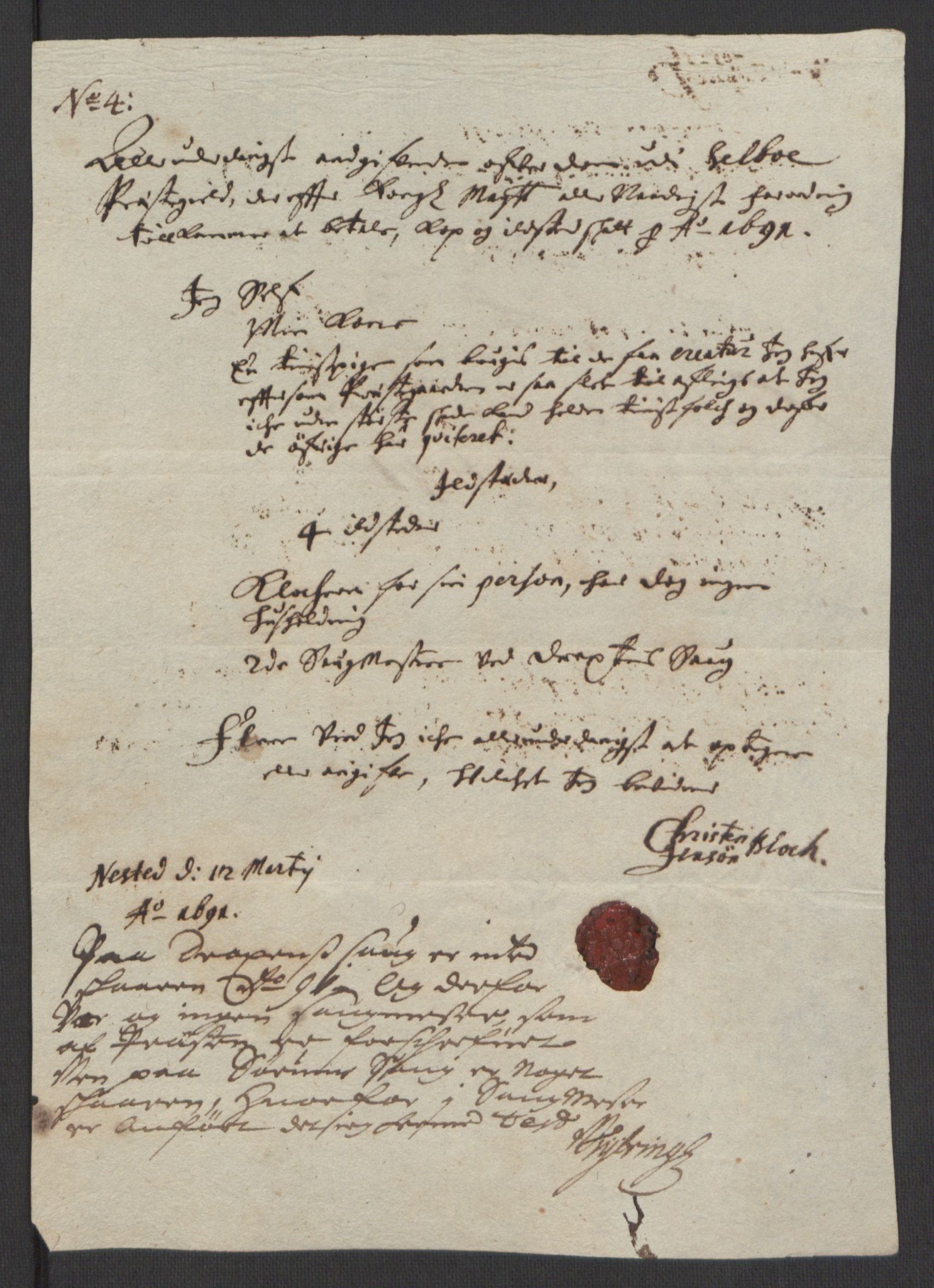 Rentekammeret inntil 1814, Reviderte regnskaper, Fogderegnskap, AV/RA-EA-4092/R61/L4103: Fogderegnskap Strinda og Selbu, 1691-1692, p. 105