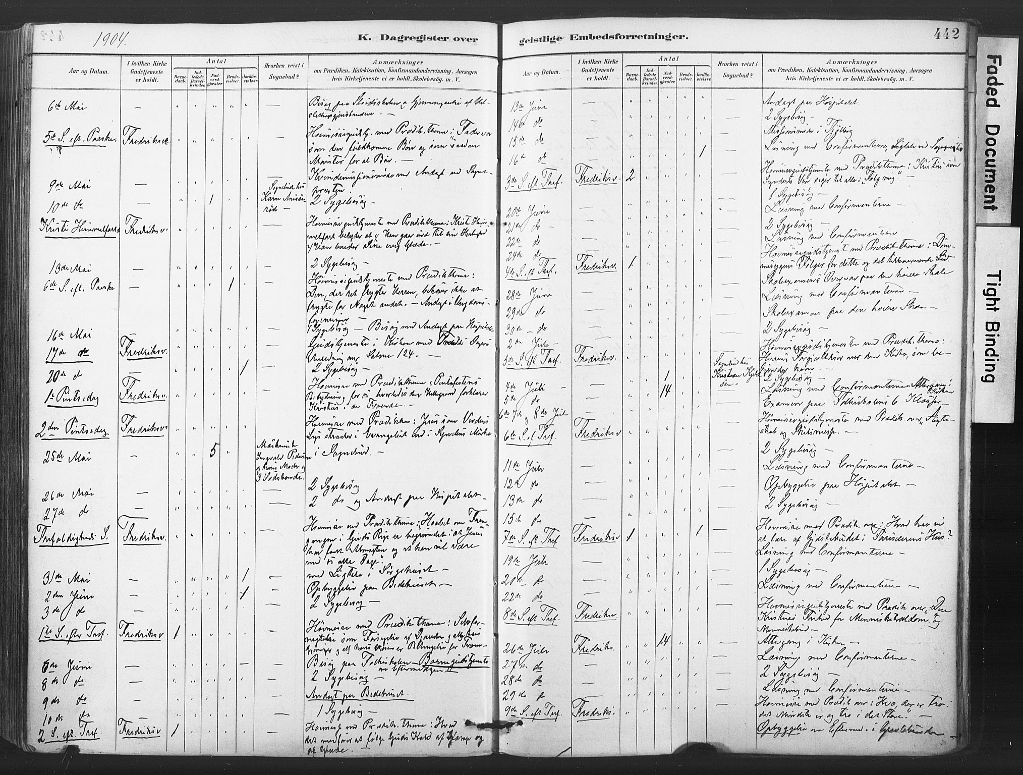 Stavern kirkebøker, SAKO/A-318/F/Fa/L0008: Parish register (official) no. 8, 1878-1905, p. 442