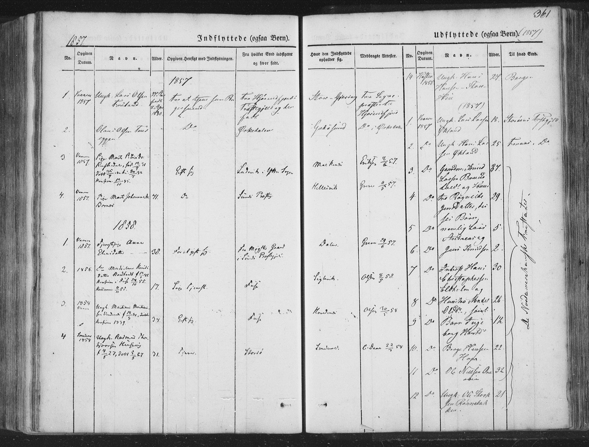 Tysnes sokneprestembete, AV/SAB-A-78601/H/Haa: Parish register (official) no. A 10, 1848-1859, p. 361