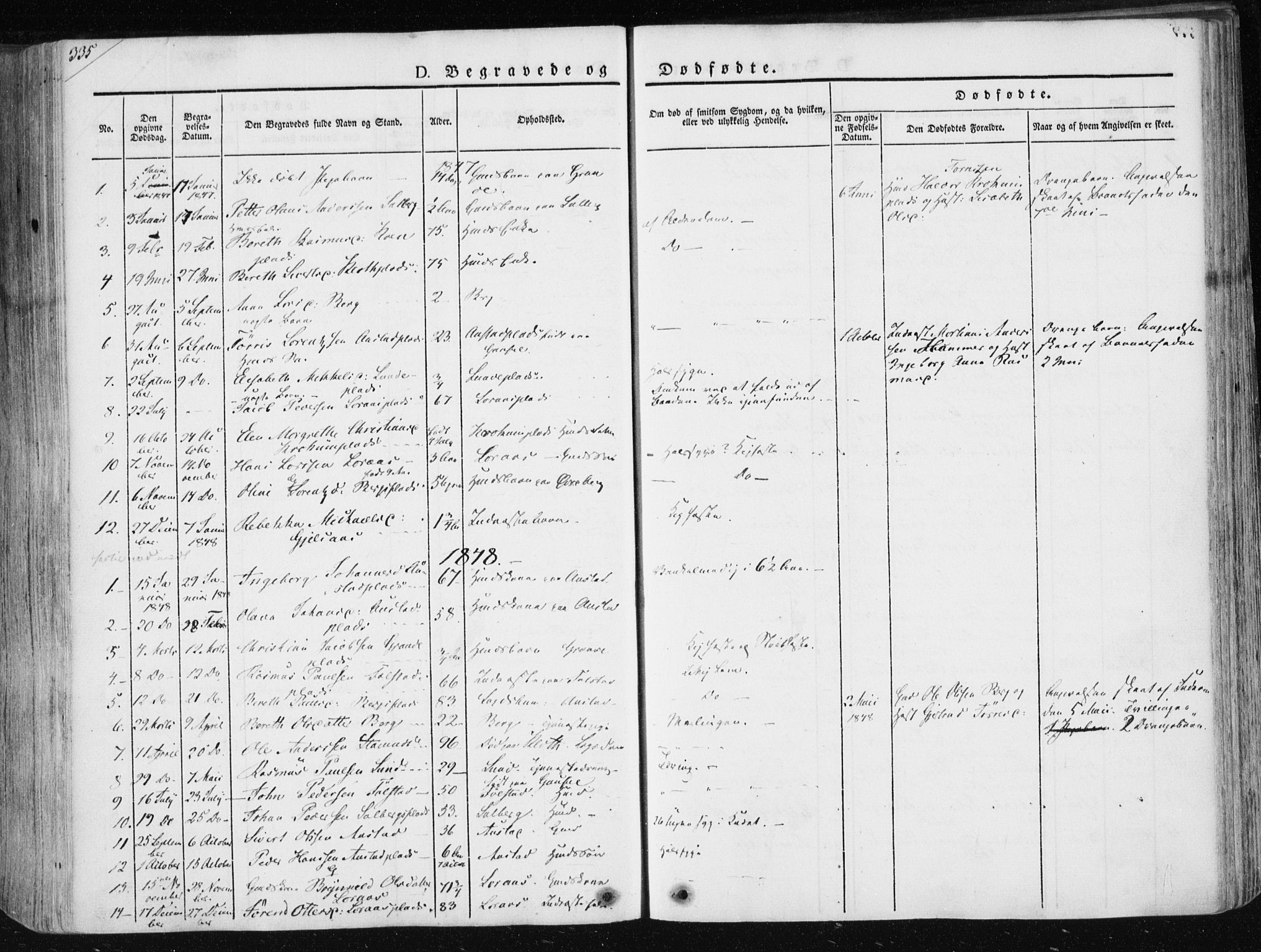 Ministerialprotokoller, klokkerbøker og fødselsregistre - Nord-Trøndelag, SAT/A-1458/730/L0280: Parish register (official) no. 730A07 /2, 1840-1854, p. 325