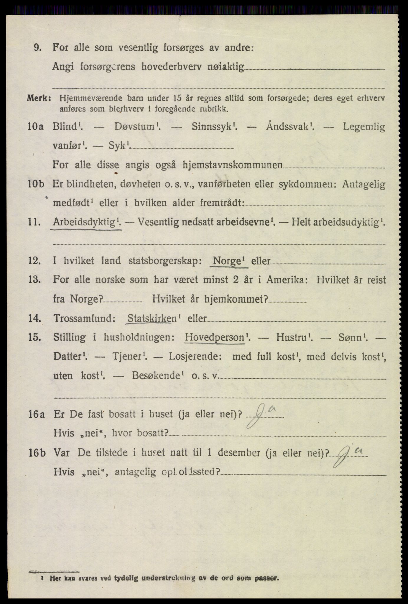 SAH, 1920 census for Trysil, 1920, p. 14528