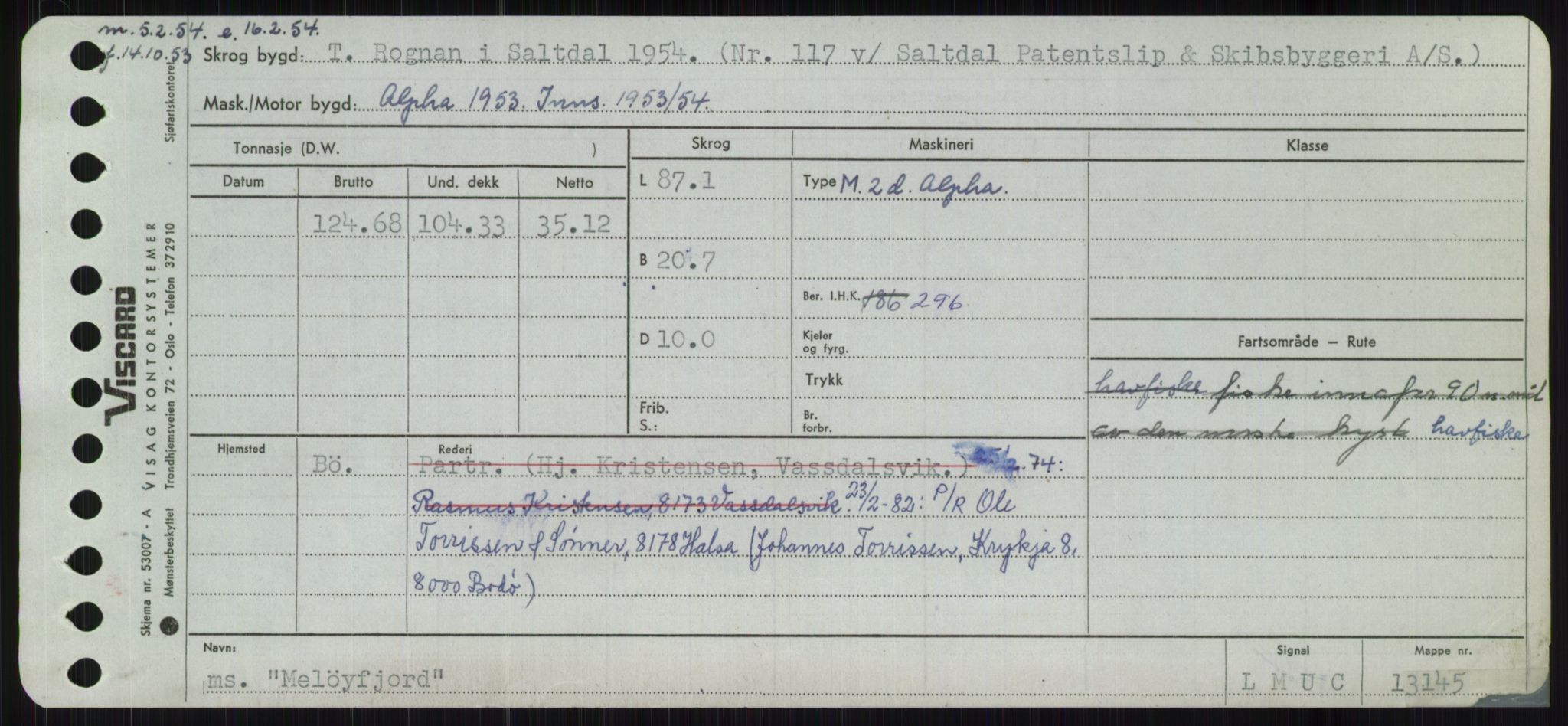 Sjøfartsdirektoratet med forløpere, Skipsmålingen, RA/S-1627/H/Ha/L0004/0001: Fartøy, Mas-R / Fartøy, Mas-Odd, p. 75