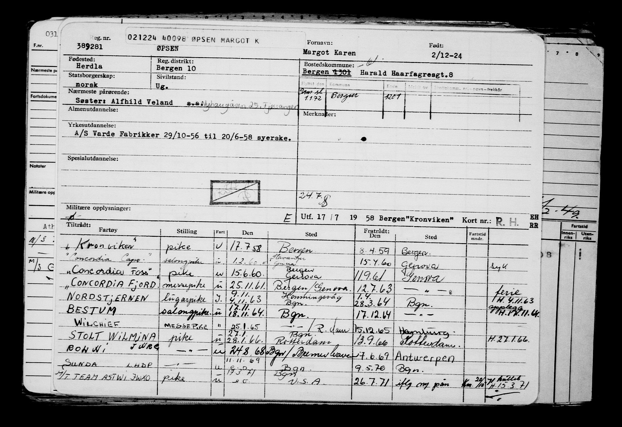 Direktoratet for sjømenn, AV/RA-S-3545/G/Gb/L0238: Hovedkort, 1924, p. 534