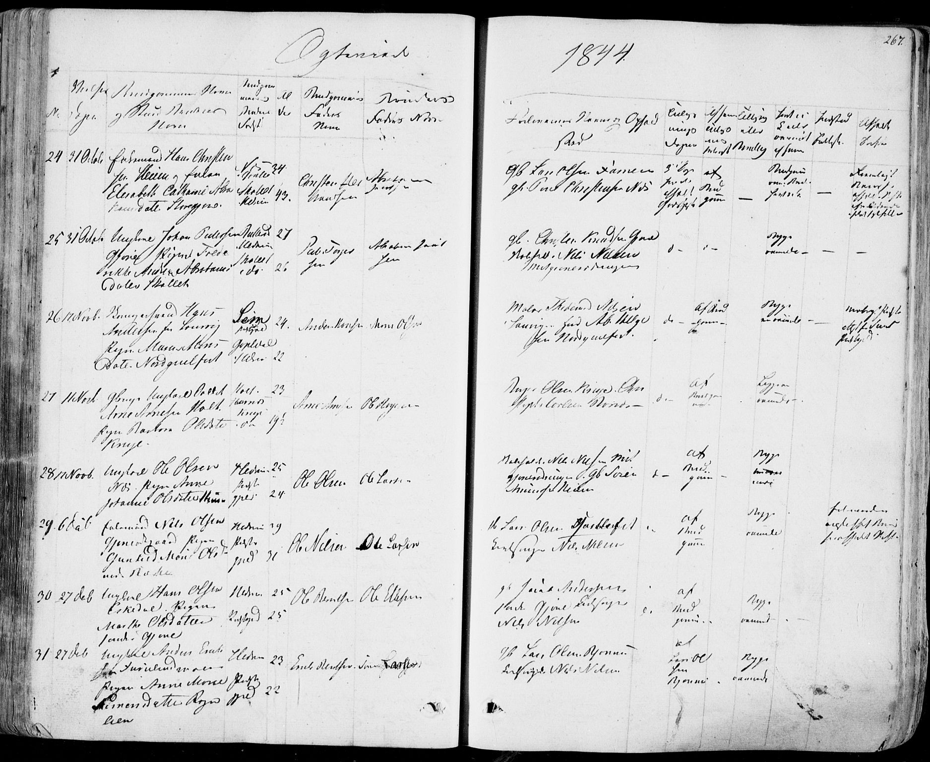 Hedrum kirkebøker, AV/SAKO-A-344/F/Fa/L0005: Parish register (official) no. I 5, 1835-1848, p. 267