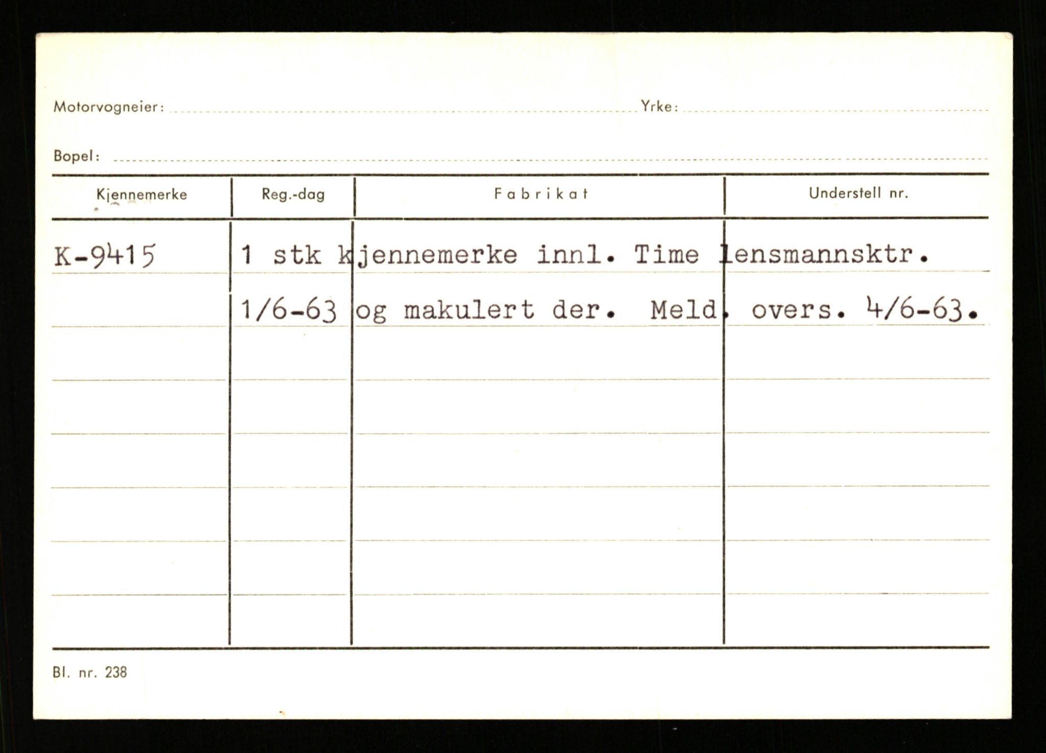 Stavanger trafikkstasjon, SAST/A-101942/0/G/L0002: Registreringsnummer: 5791 - 10405, 1930-1971, p. 2437