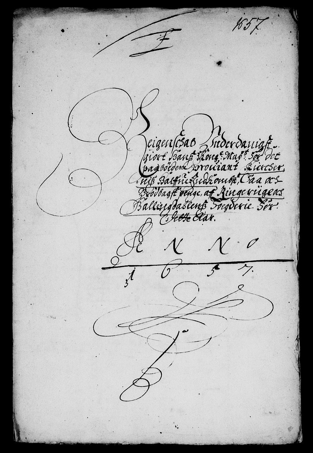 Rentekammeret inntil 1814, Reviderte regnskaper, Lensregnskaper, RA/EA-5023/R/Rb/Rba/L0246: Akershus len, 1657-1659