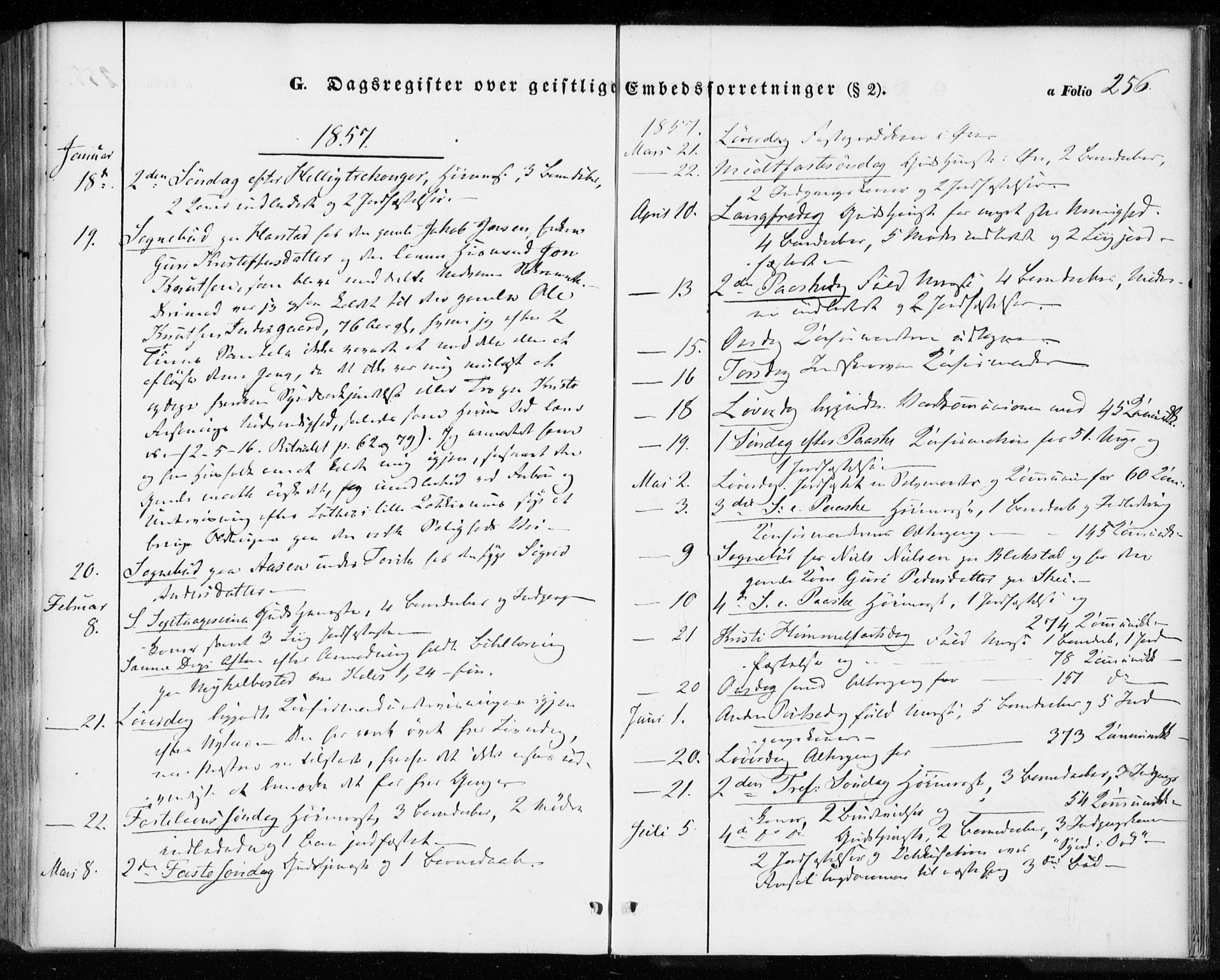 Ministerialprotokoller, klokkerbøker og fødselsregistre - Møre og Romsdal, SAT/A-1454/584/L0965: Parish register (official) no. 584A05, 1857-1868, p. 256