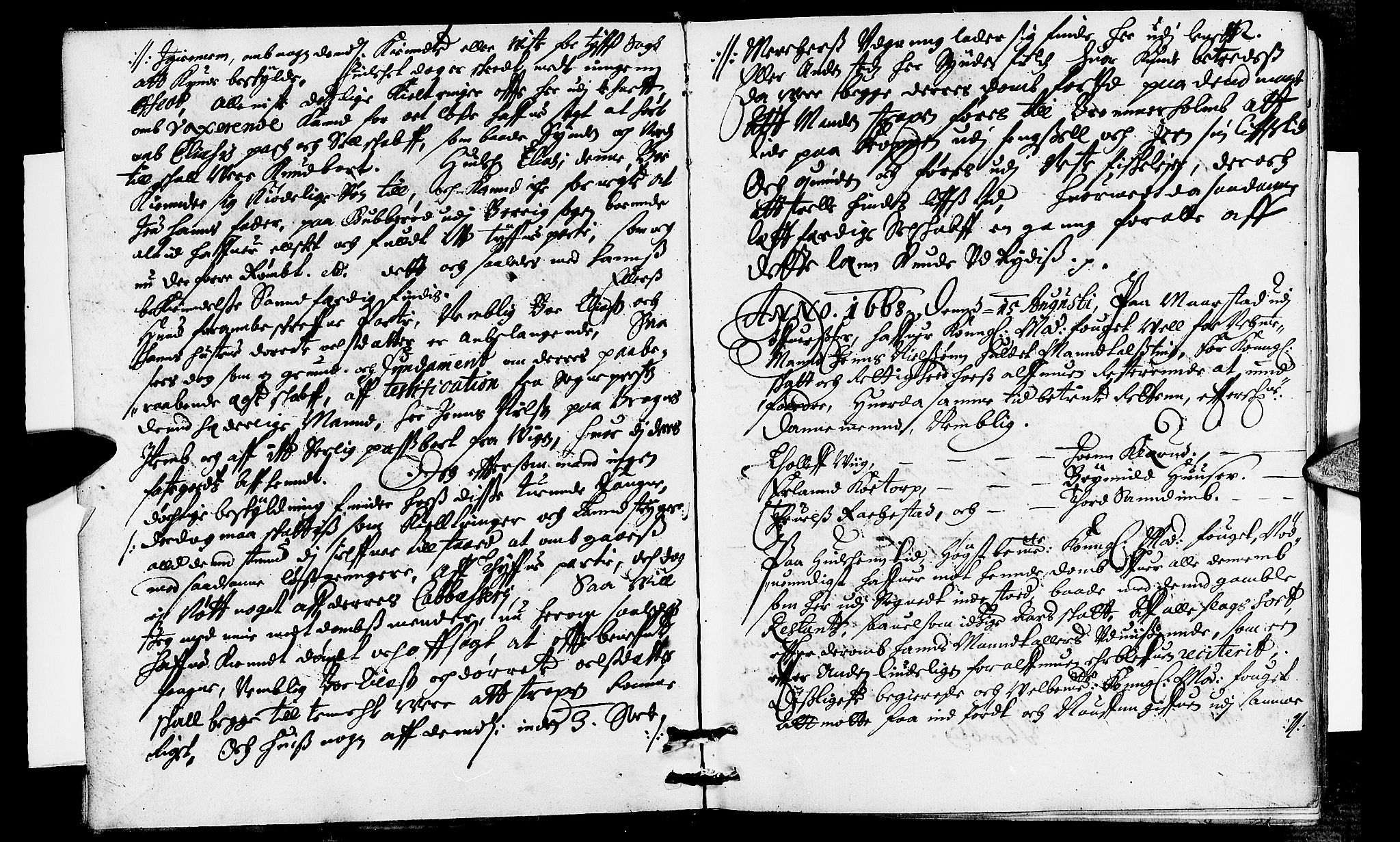 Idd og Marker sorenskriveri, AV/SAO-A-10283/F/Fb/L0011: Tingbok, 1668-1669, p. 1b-2a