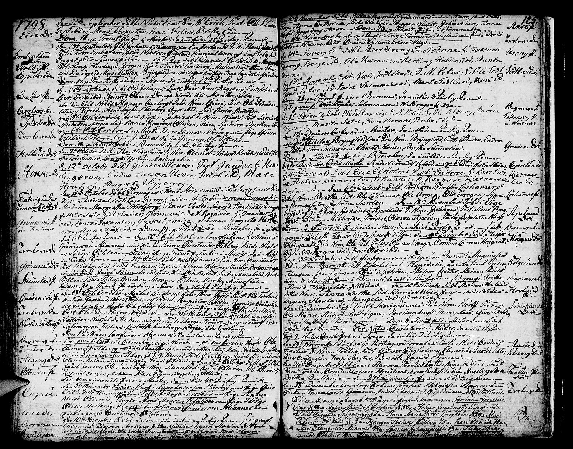 Finnås sokneprestembete, AV/SAB-A-99925/H/Ha/Haa/Haaa/L0003: Parish register (official) no. A 3, 1765-1803, p. 125