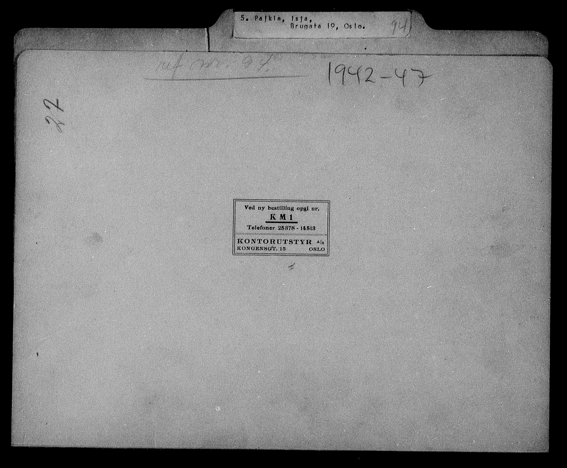 Justisdepartementet, Tilbakeføringskontoret for inndratte formuer, RA/S-1564/H/Hc/Hcc/L0968: --, 1945-1947, p. 146