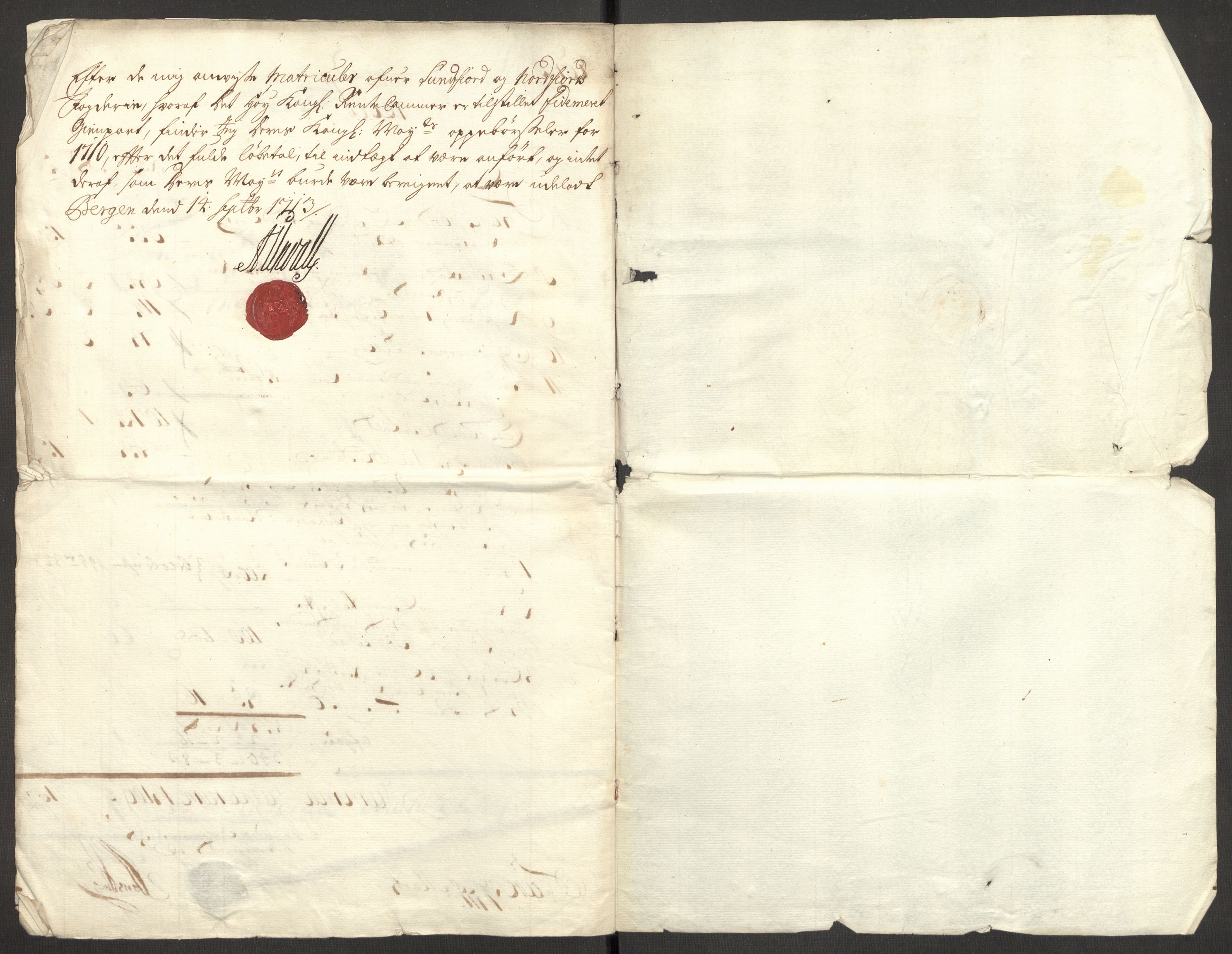 Rentekammeret inntil 1814, Reviderte regnskaper, Fogderegnskap, RA/EA-4092/R53/L3433: Fogderegnskap Sunn- og Nordfjord, 1710-1711, p. 10