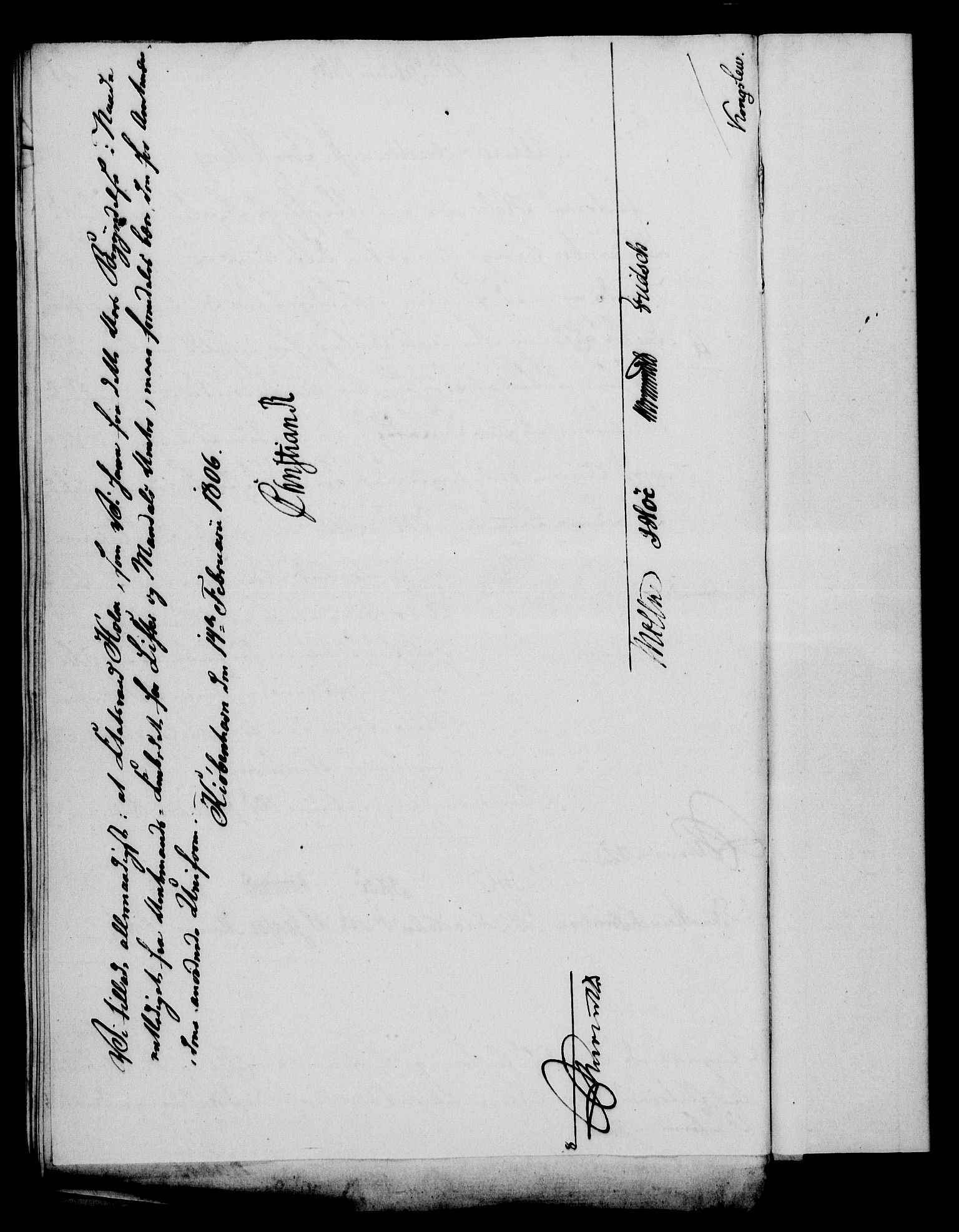 Rentekammeret, Kammerkanselliet, RA/EA-3111/G/Gf/Gfa/L0088: Norsk relasjons- og resolusjonsprotokoll (merket RK 52.88), 1806, p. 144