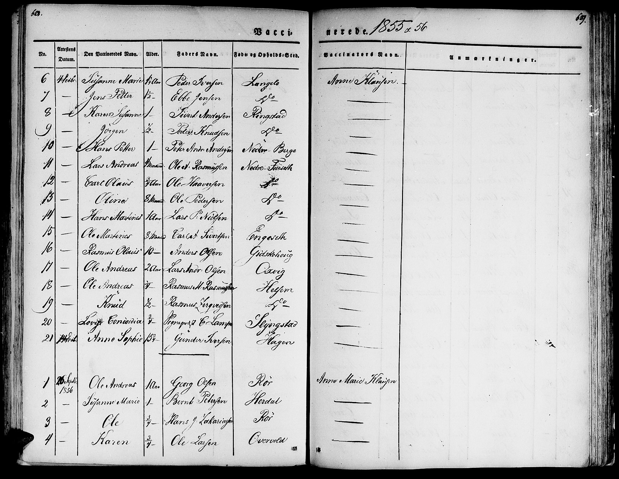 Ministerialprotokoller, klokkerbøker og fødselsregistre - Møre og Romsdal, AV/SAT-A-1454/520/L0274: Parish register (official) no. 520A04, 1827-1864, p. 628-629