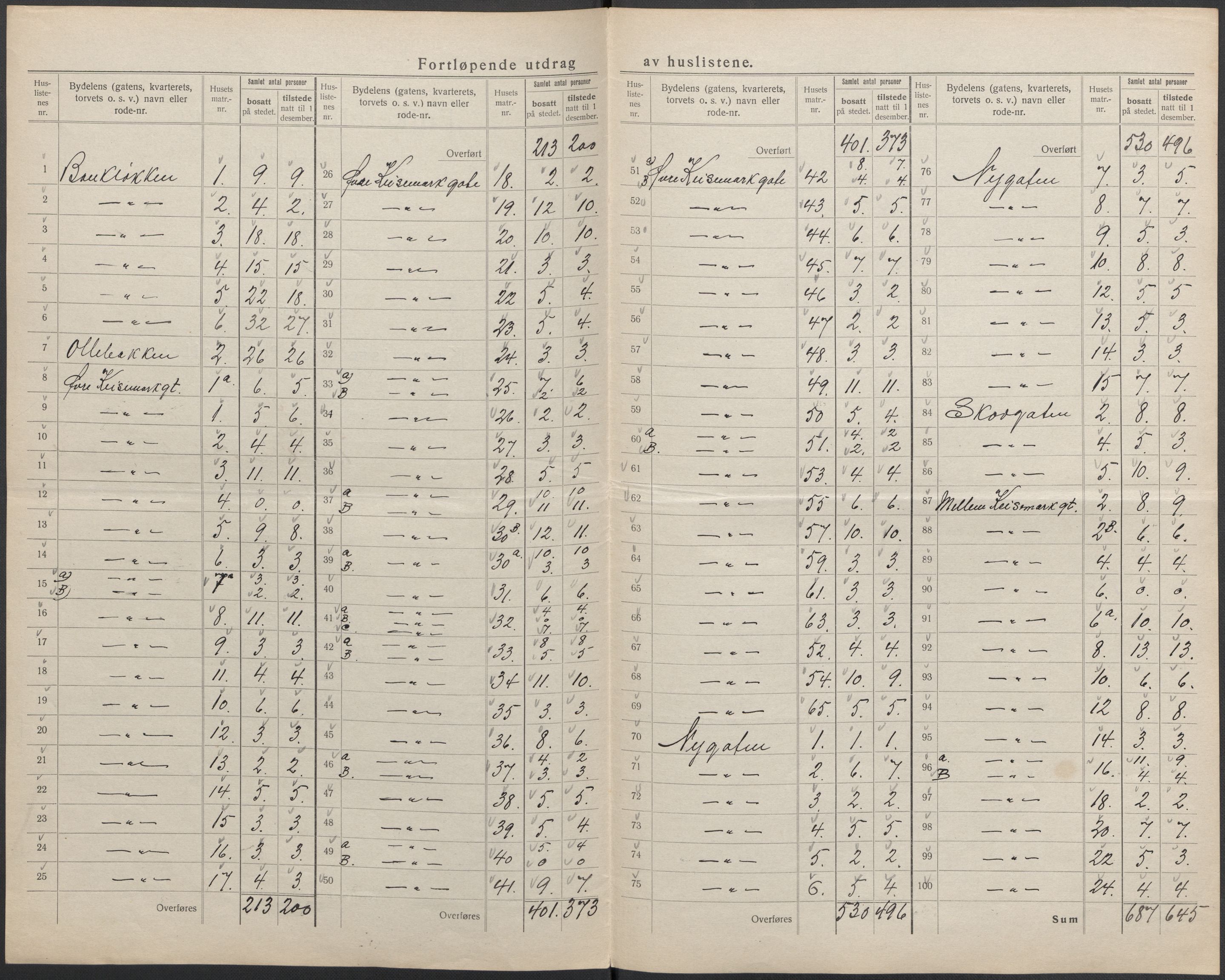 SAKO, 1920 census for Horten, 1920, p. 15