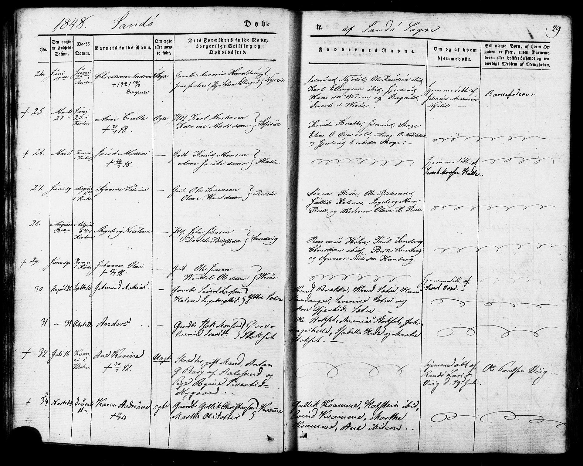 Ministerialprotokoller, klokkerbøker og fødselsregistre - Møre og Romsdal, AV/SAT-A-1454/503/L0034: Parish register (official) no. 503A02, 1841-1884, p. 29