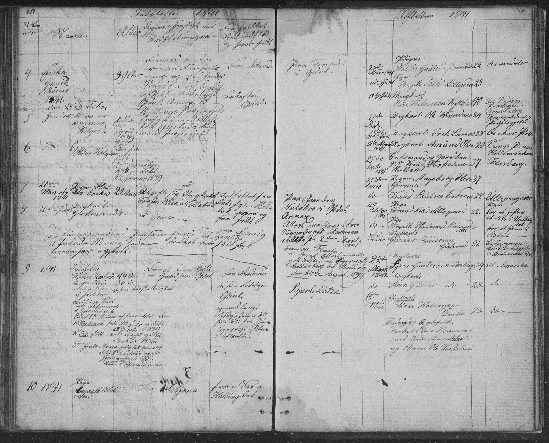 Nore kirkebøker, SAKO/A-238/F/Fc/L0002: Parish register (official) no. III 2, 1836-1861, p. 217