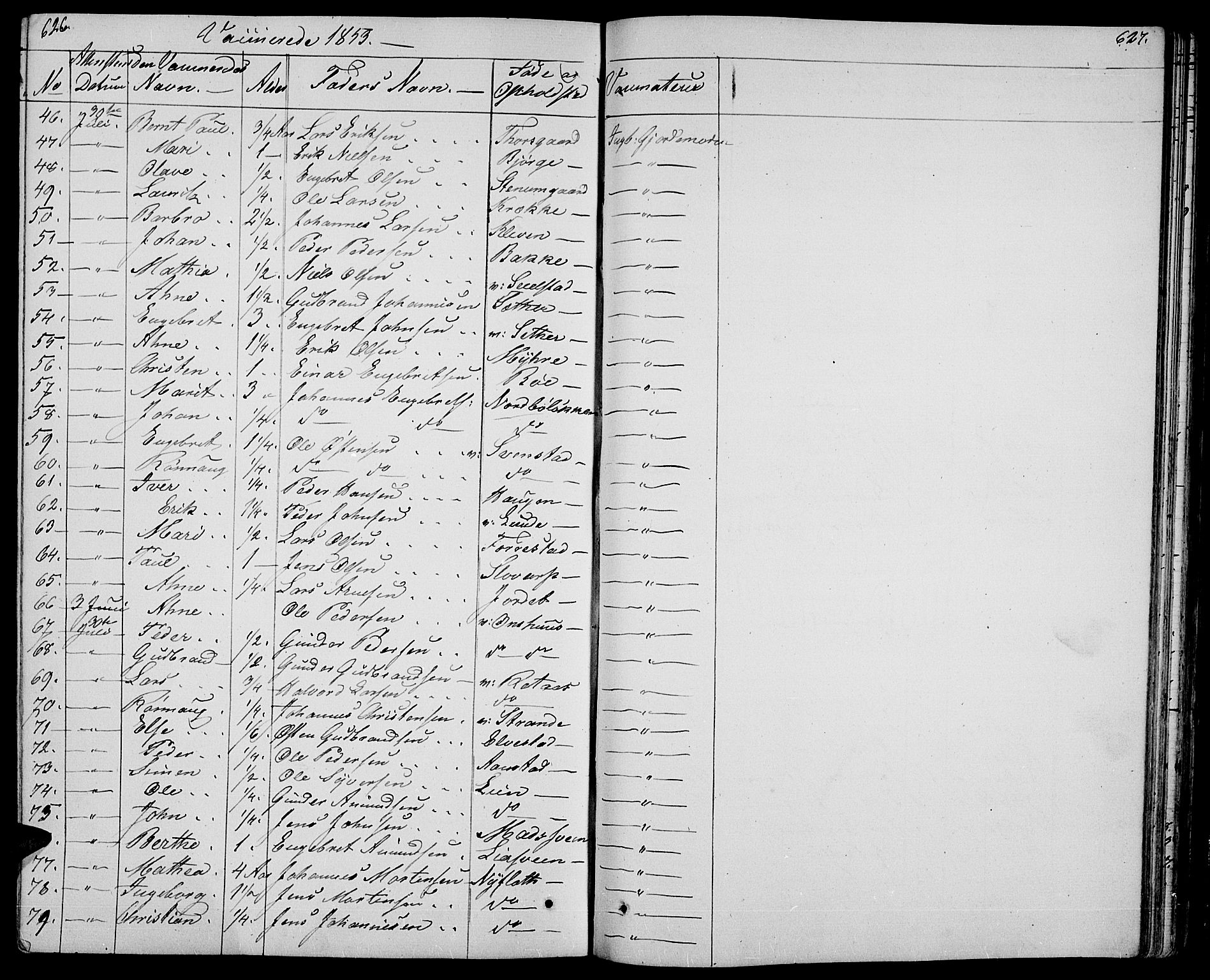 Ringebu prestekontor, AV/SAH-PREST-082/H/Ha/Hab/L0002: Parish register (copy) no. 2, 1839-1853, p. 626-627