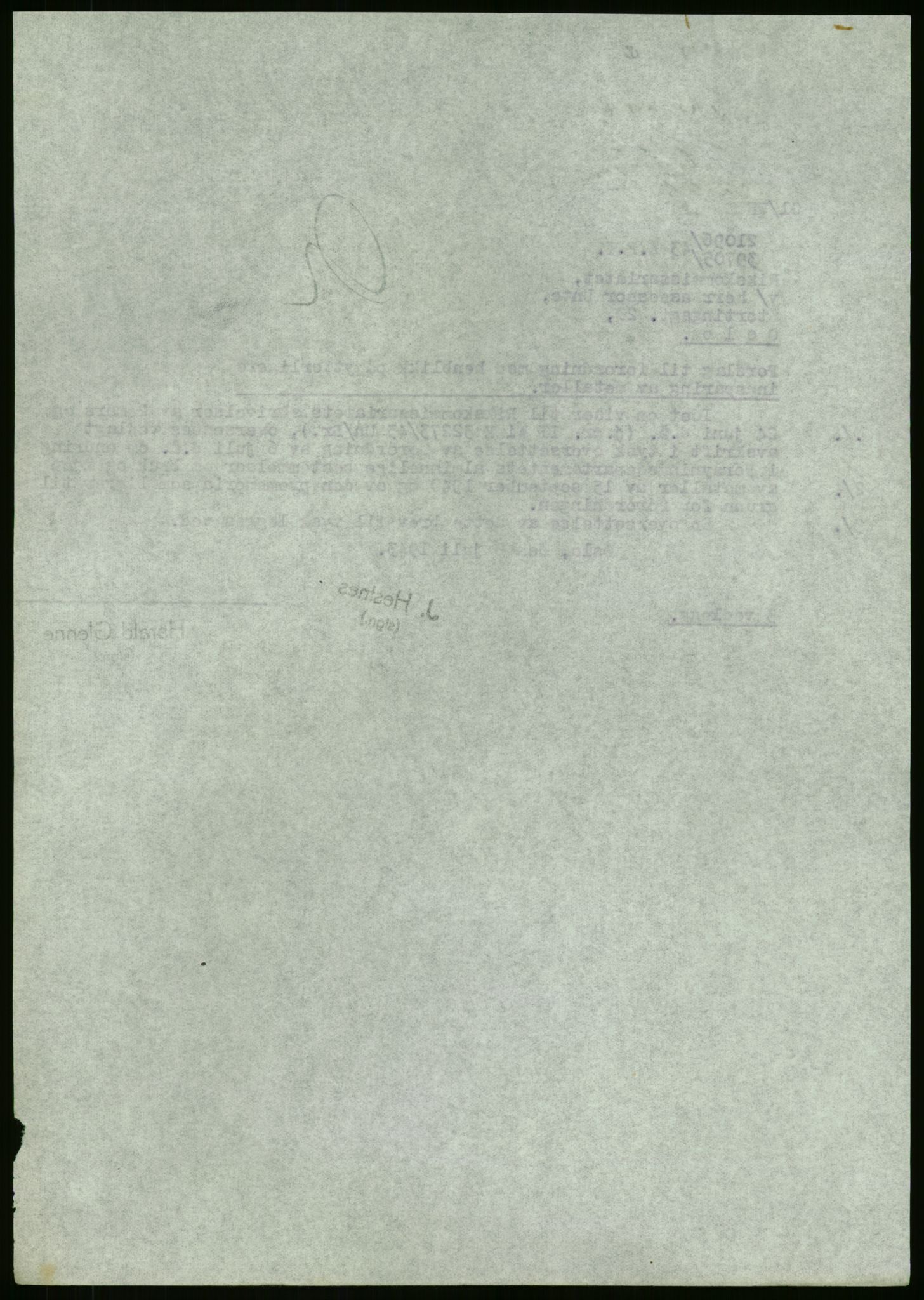 Direktoratet for industriforsyning, Sekretariatet, AV/RA-S-4153/D/Df/L0054: 9. Metallkontoret, 1940-1945, p. 26