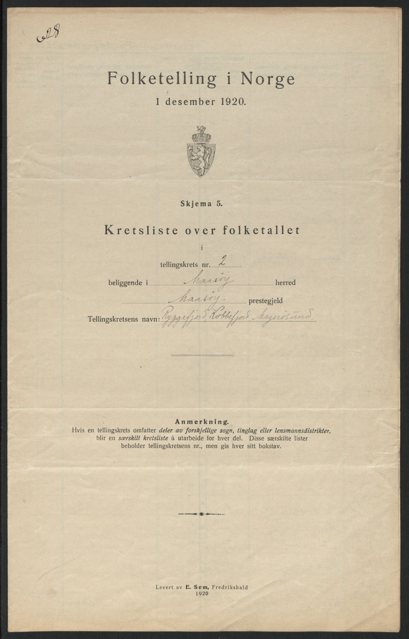 SATØ, 1920 census for Måsøy, 1920, p. 10